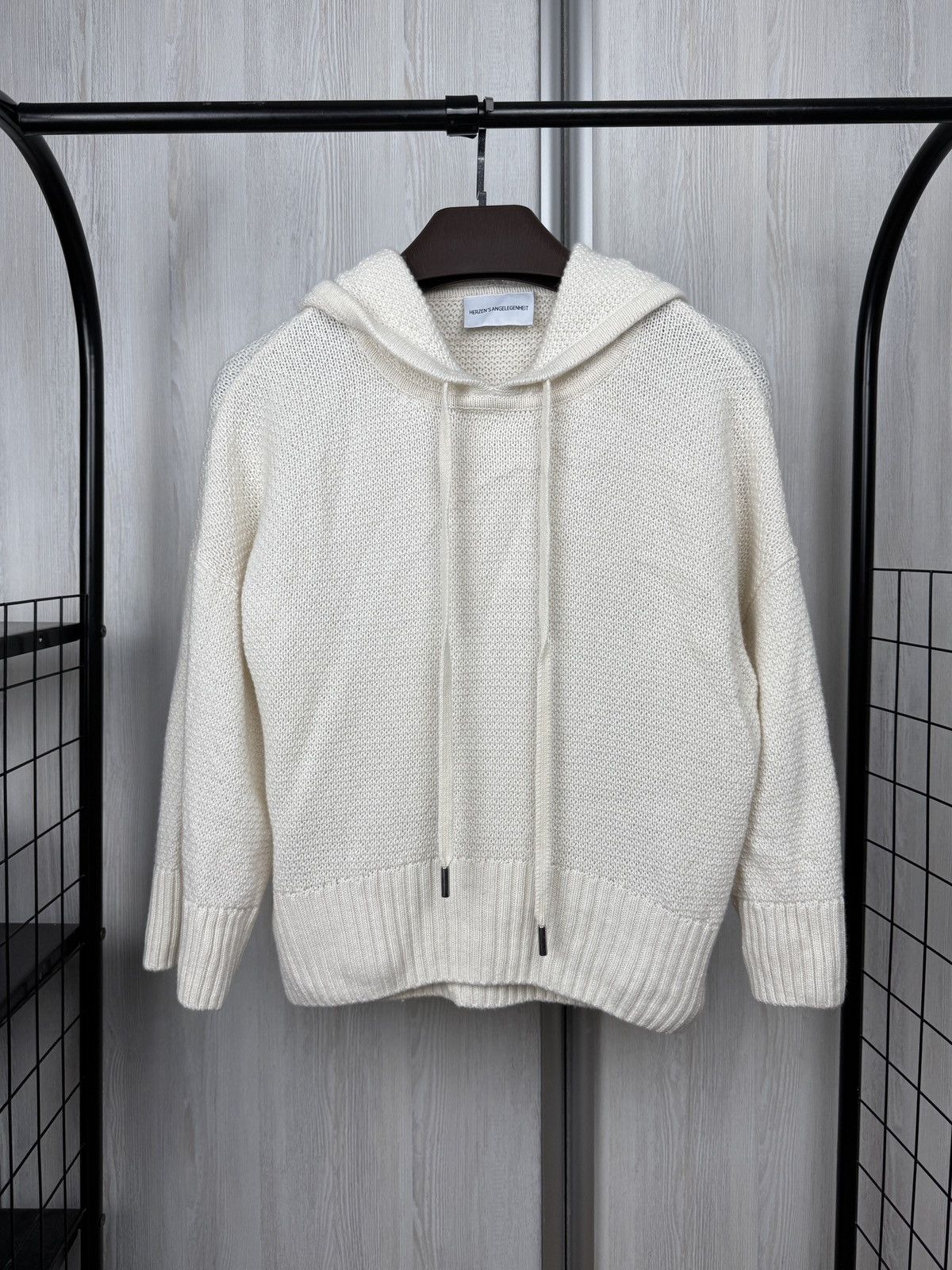 Designer herzen's angelegenheit wool cashmere oversize knitted hoodie Size XS / US 0-2 / IT 36-38 - 1 Thumbnail
