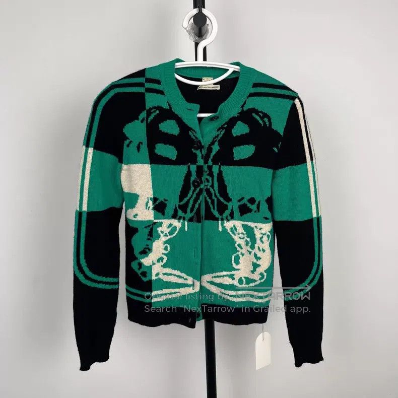 Hermes Hermes Patterned Cardigan Sweater Size XXS / US 00 / IT 34 - 1 Thumbnail
