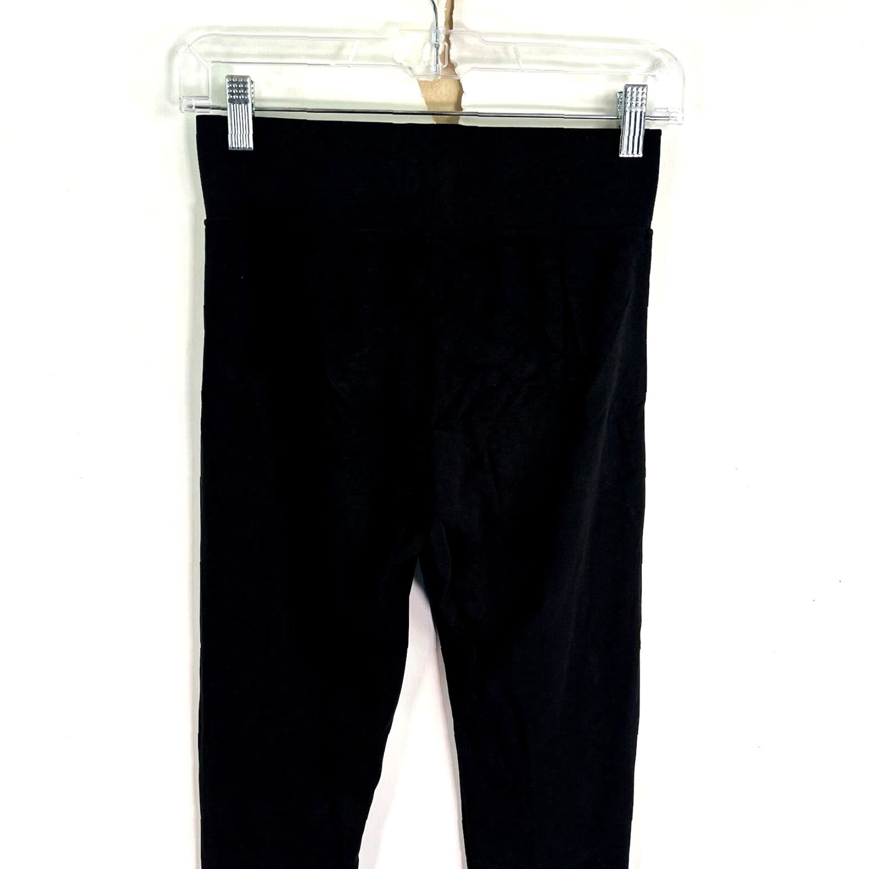 Vintage A New Day Seamless Leggings Womens Size S Black High-Rise Athleisure 30" Inseam Size 28" / US 6 / IT 42 - 4 Thumbnail
