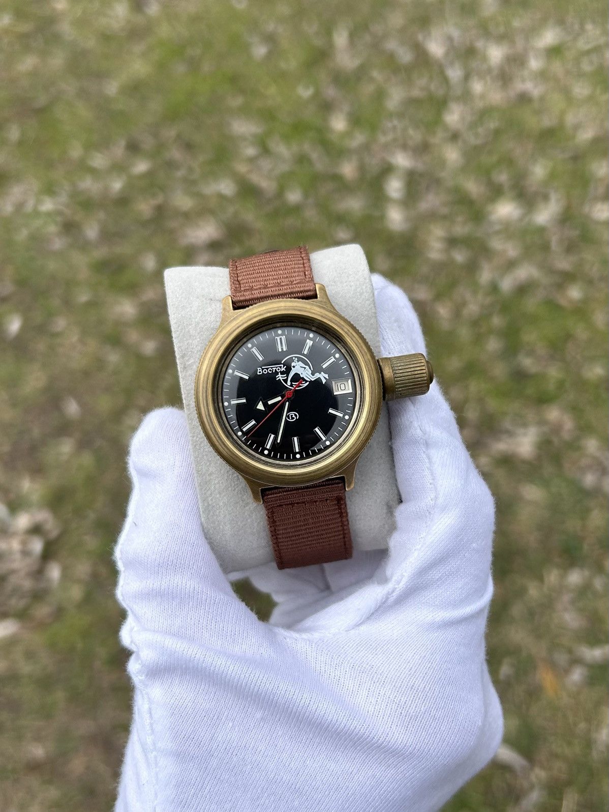 Vintage Vintage Watch Vostok Amphibia Custom Model Soviet USSR 1980s Size ONE SIZE - 9 Thumbnail