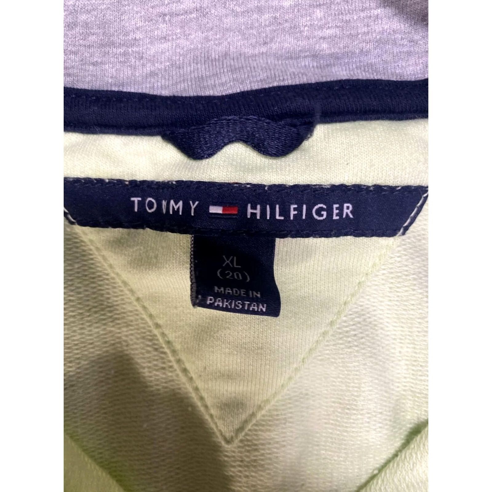 Tommy Hilfiger Tommy Hilfiger Women Jacket XL Green 1/4 Zip Basic Jacket лет? Size XL / US 12-14 / IT 48-50 - 4 Thumbnail