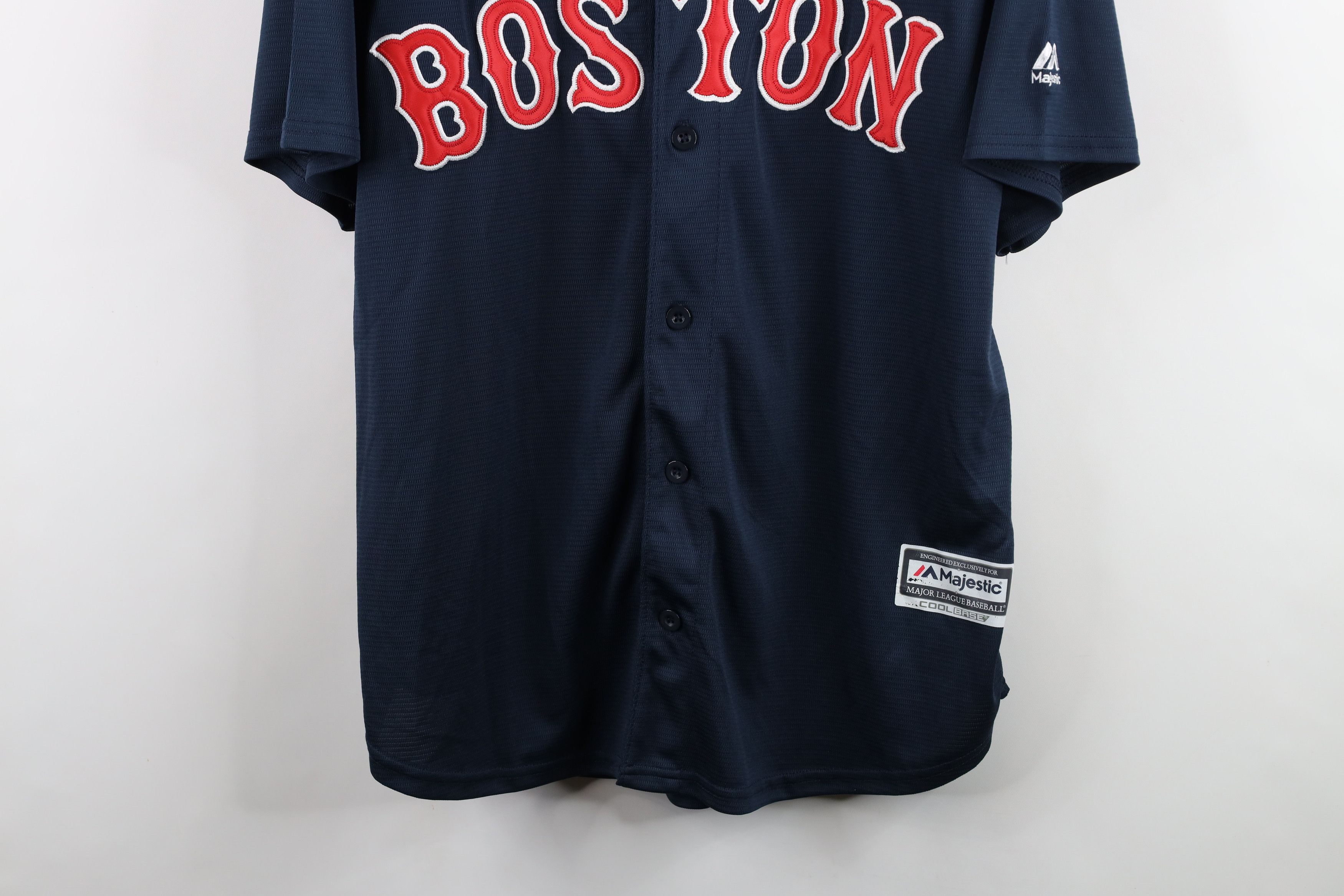 Majestic × Vintage Vintage Majestic Boston Red Sox Baseball Jersey Stitched Size US L / EU 52-54 / 3 - 3 Thumbnail