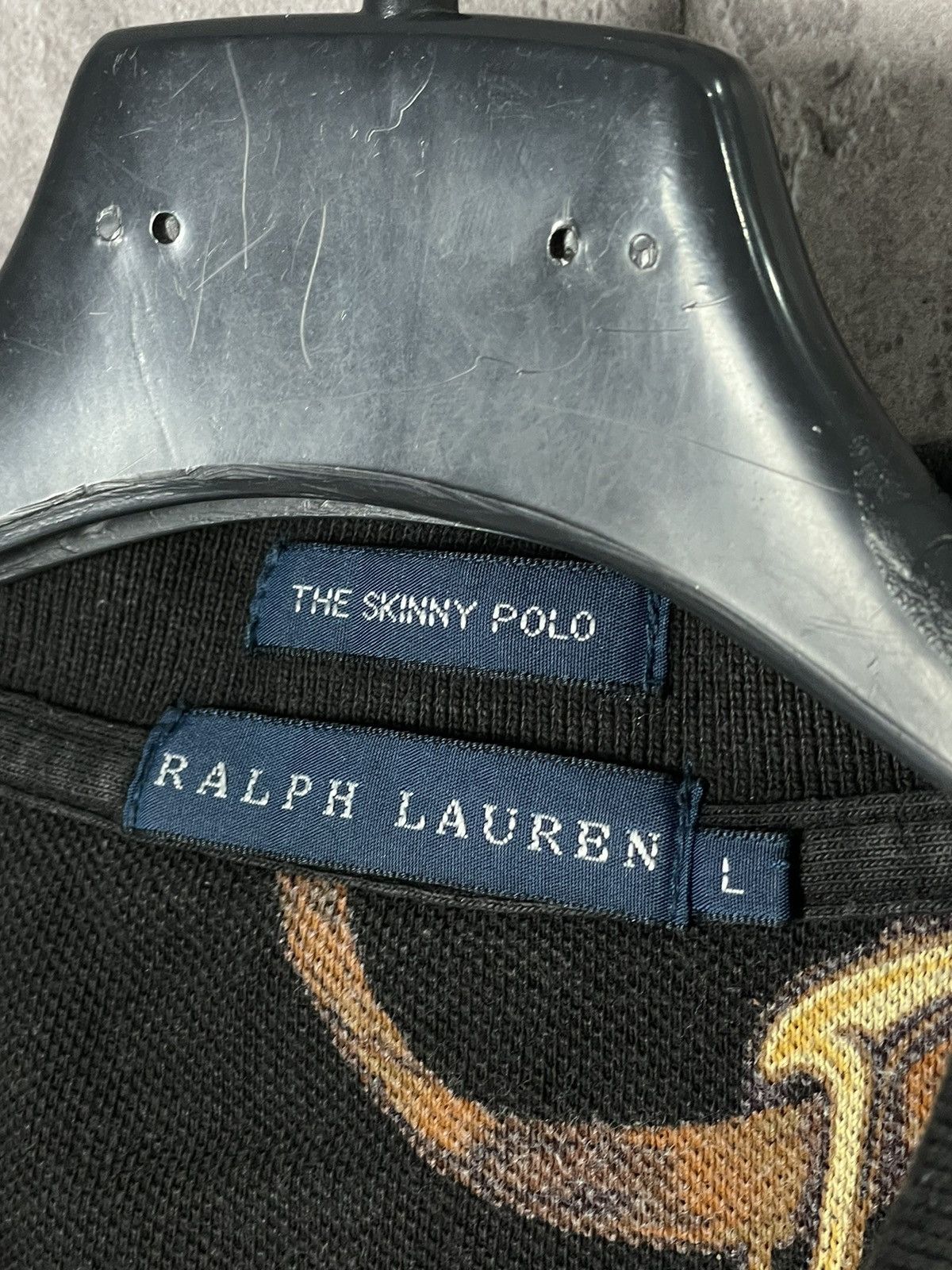 Polo Ralph Lauren × Ralph Lauren Polo Ralph Lauren Vintage Crazy Chains And Belts Logo Polo T Size L / US 10 / IT 46 - 11 Thumbnail