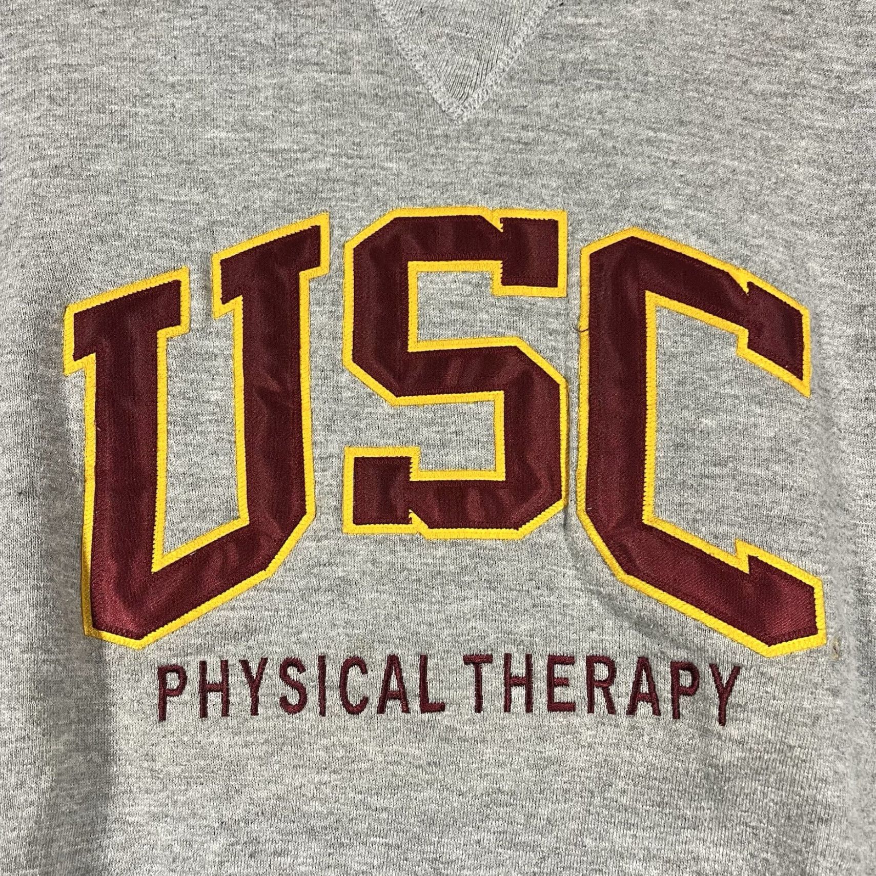 Russell Athletic VINTAGE Russell Athletic USC Trojans Sweatshirt Gray Mens Medium Crew Neck Pullover 90s College Logo Embroidered Football University Pictures Size US M / EU 48-50 / 2 - 2 Thumbnail