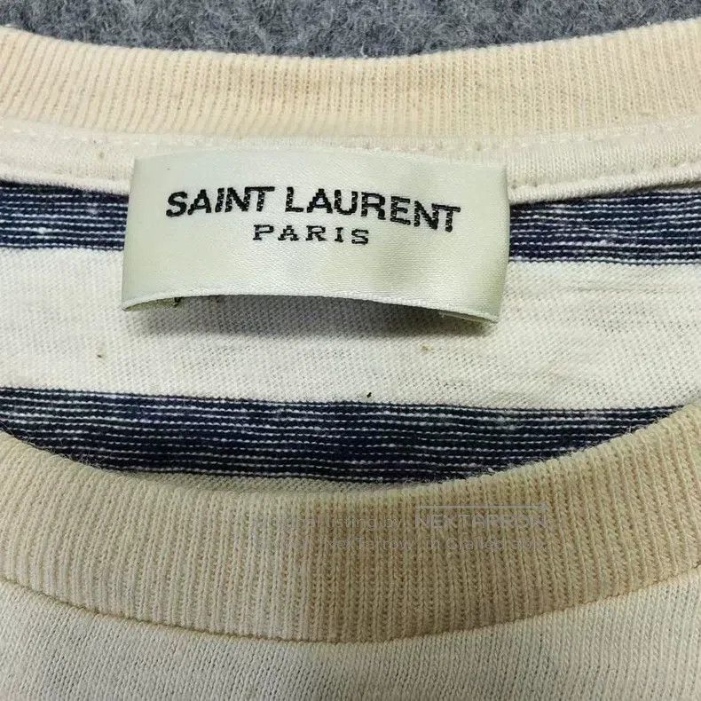 Saint Laurent Paris Saint Laurent Paris Striped embroidered short sleeve Size US XS / EU 42 / 0 - 3 Thumbnail