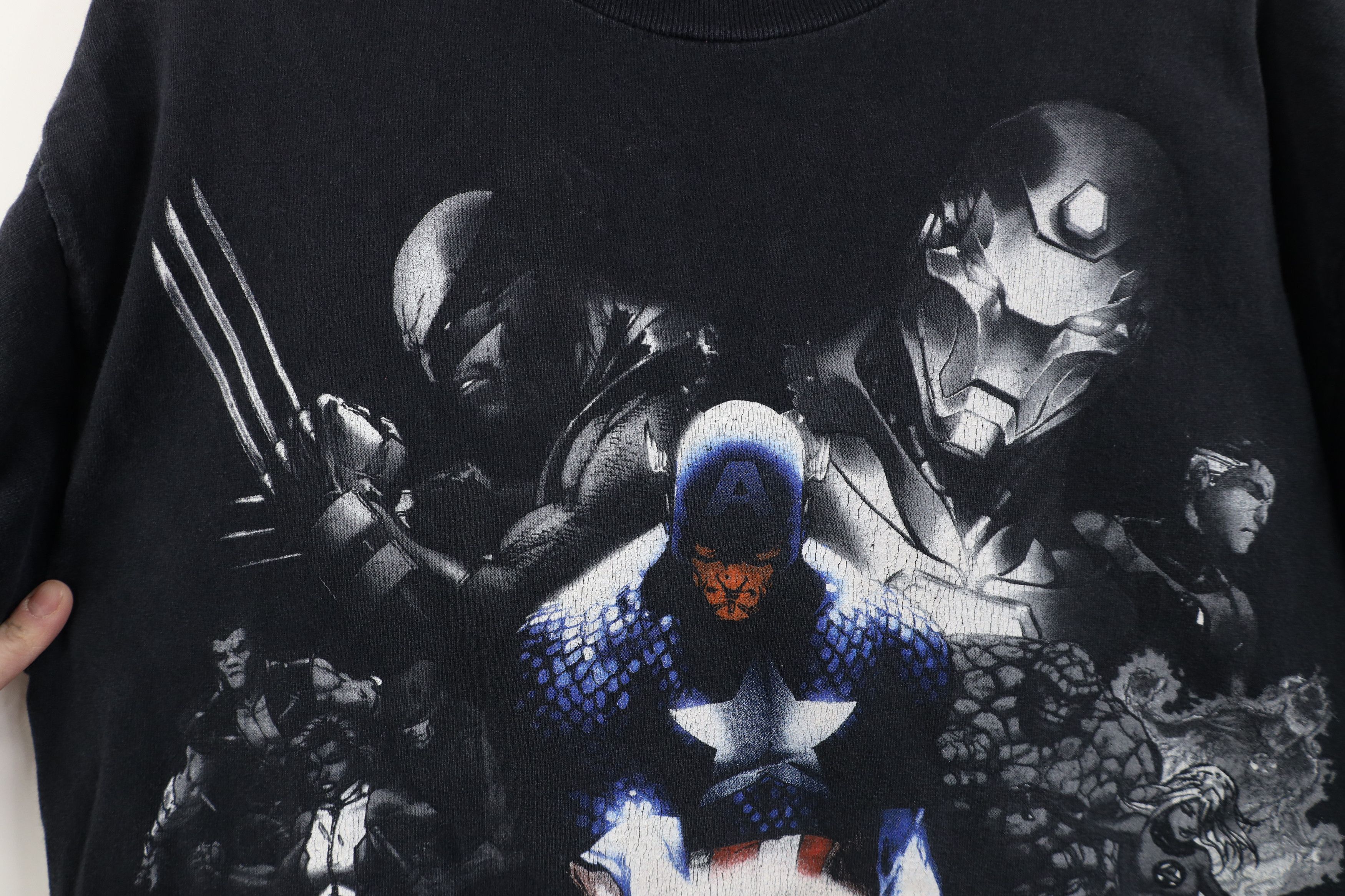 Vintage Vintage Y2K Marvel Comics Superhero Jumbo Print T-Shirt Size US M / EU 48-50 / 2 - 5 Thumbnail