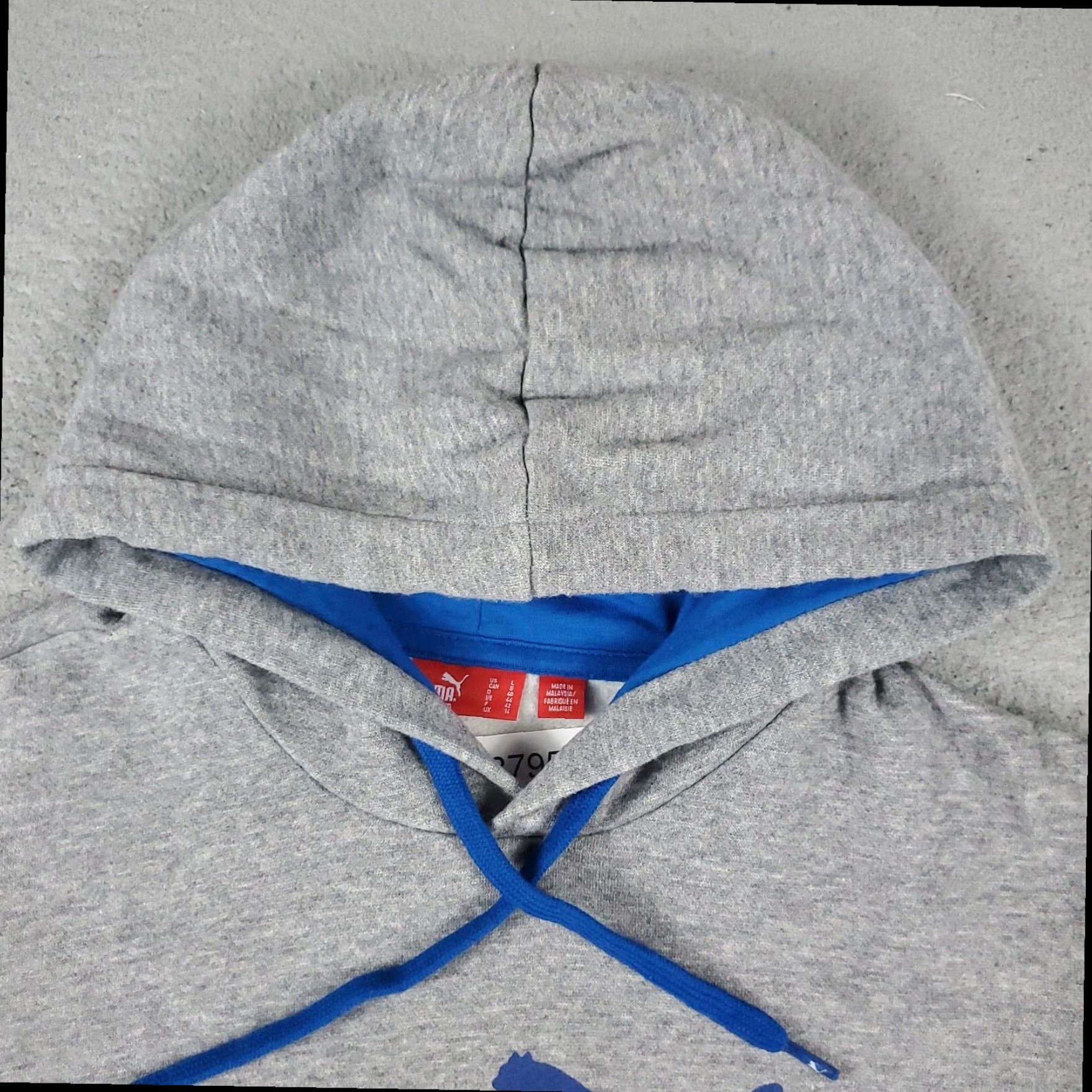 Puma Puma Womens Large Gray Sweater Ladies Pullover Hoodie Sweatshirt Size L / US 10 / IT 46 - 3 Thumbnail