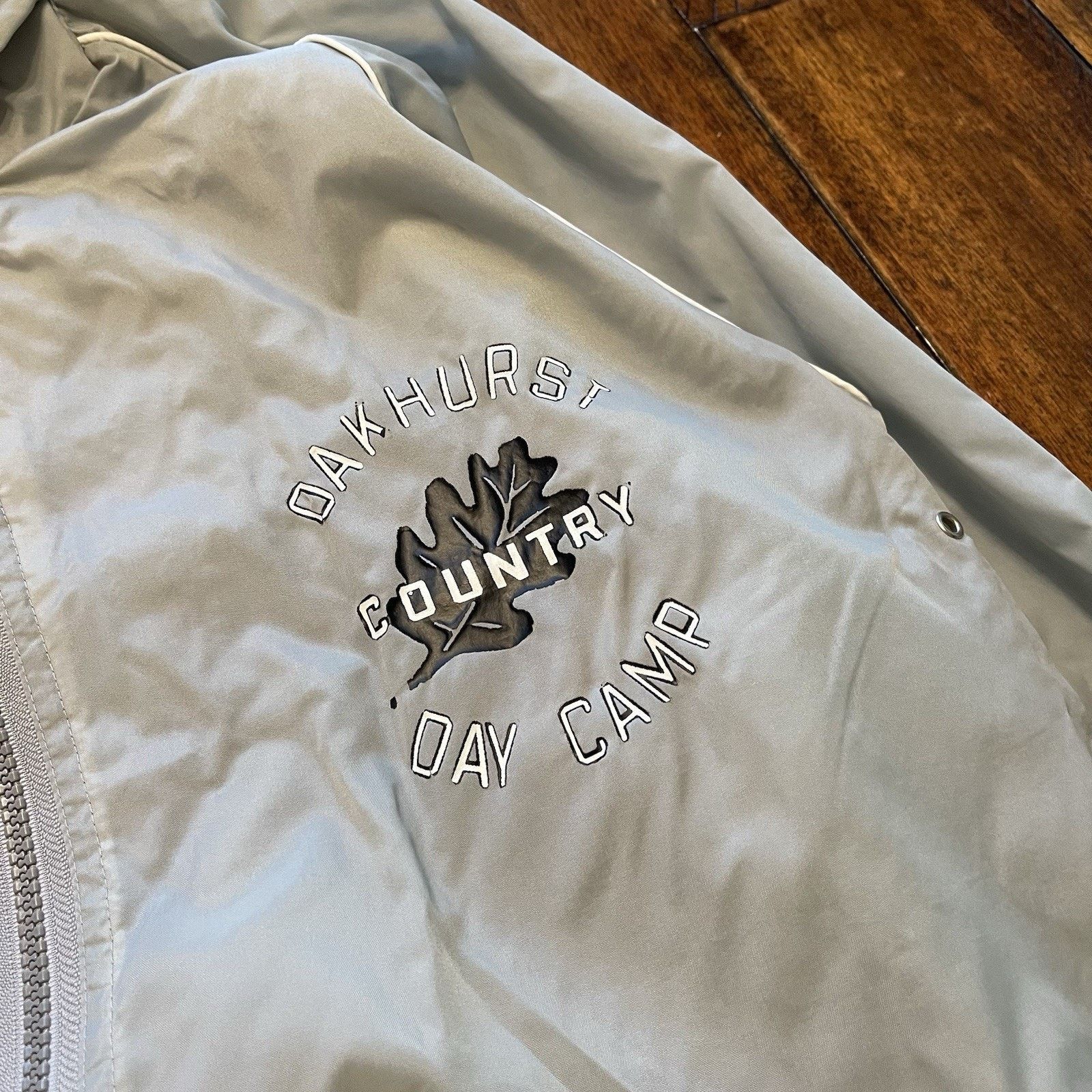 Champion VTG 80s Champion Jacket S Nylon Oakhurst Country Day Camp Size US S / EU 44-46 / 1 - 3 Thumbnail