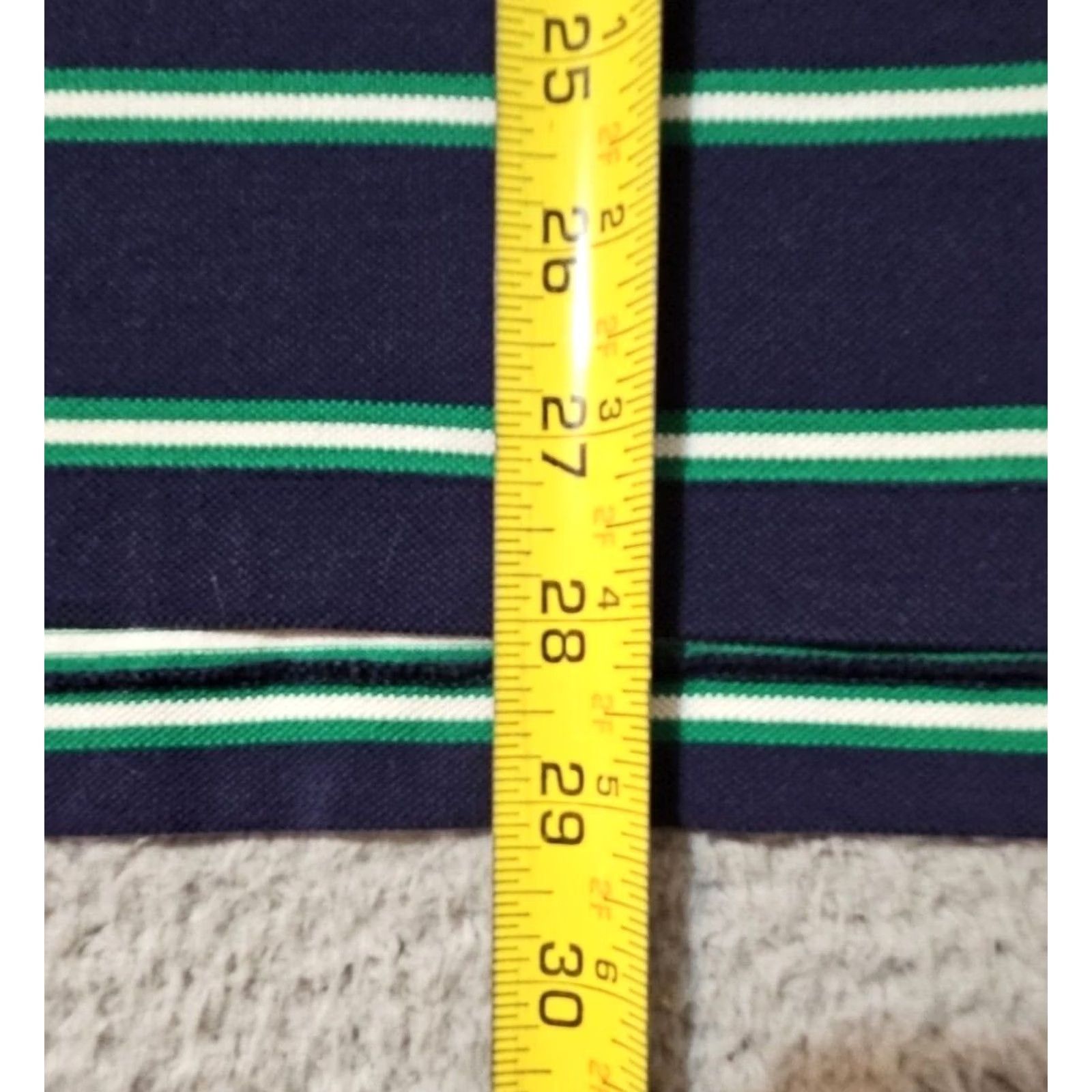 Ralph Lauren Polo Golf Ralph Lauren Polo Shirt Men's XL Navy Blue Green Striped Pima Cotton Size US XL / EU 56 / 4 - 5 Thumbnail