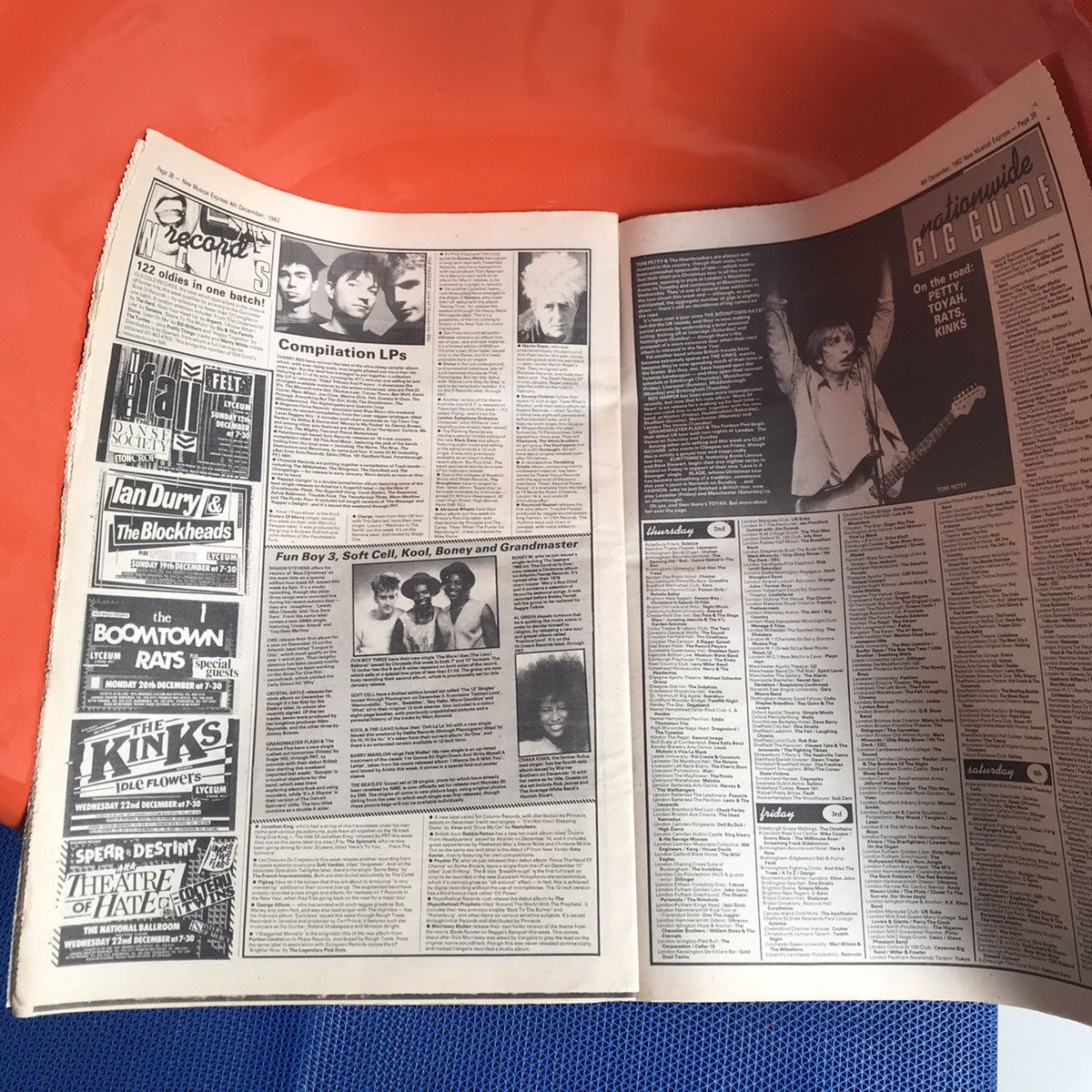 Hysteric Glamour × Vintage Vintage NME Magazine - NME (UK) Dec 4th 1982 Simple Minds Size ONE SIZE - 19 Thumbnail