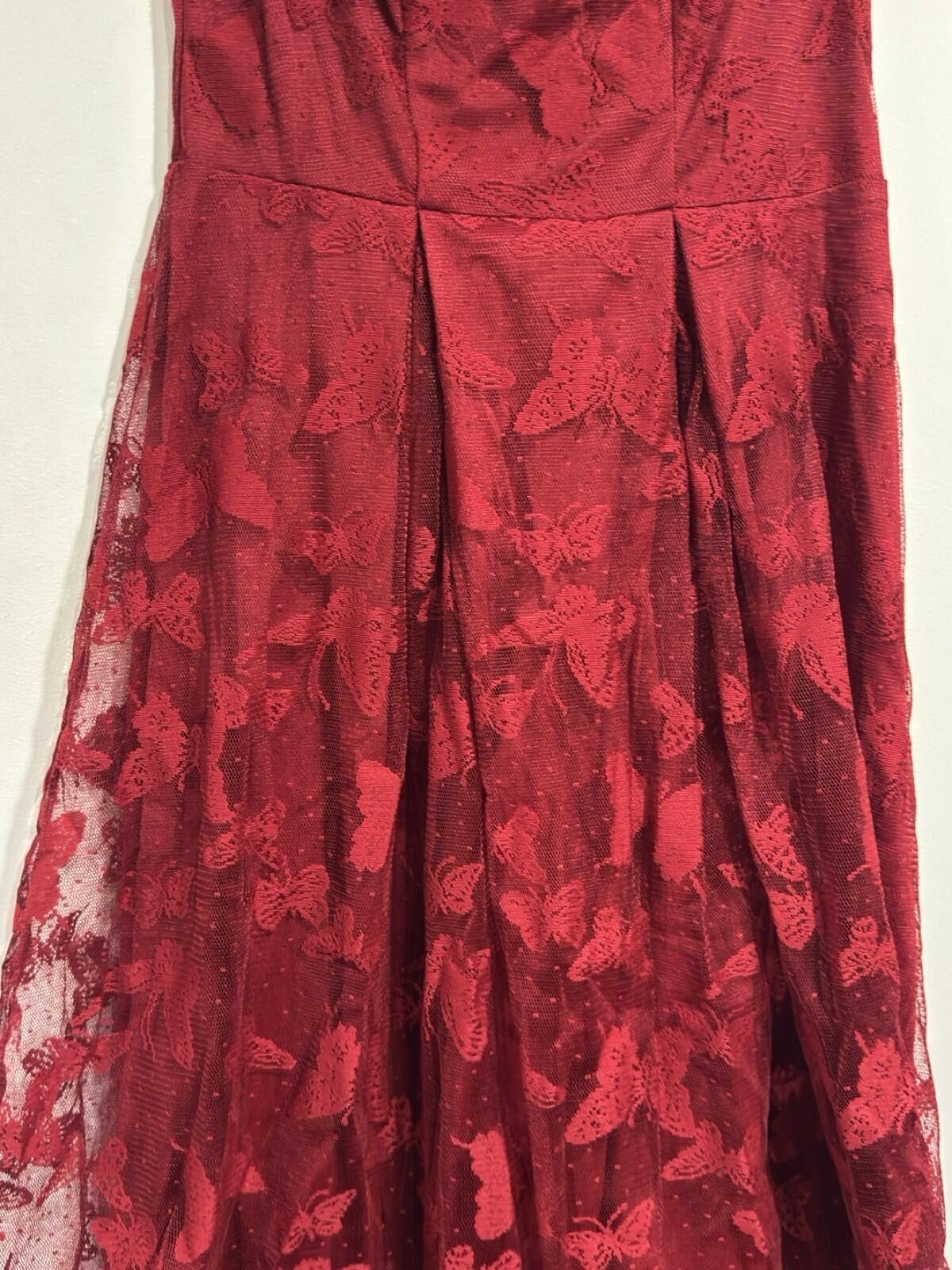 The Unbranded Brand Women Cap Sleeve Boat Neck Flared Hem HighWaist A LineDress Size L / US 10 / IT 46 - 10 Thumbnail