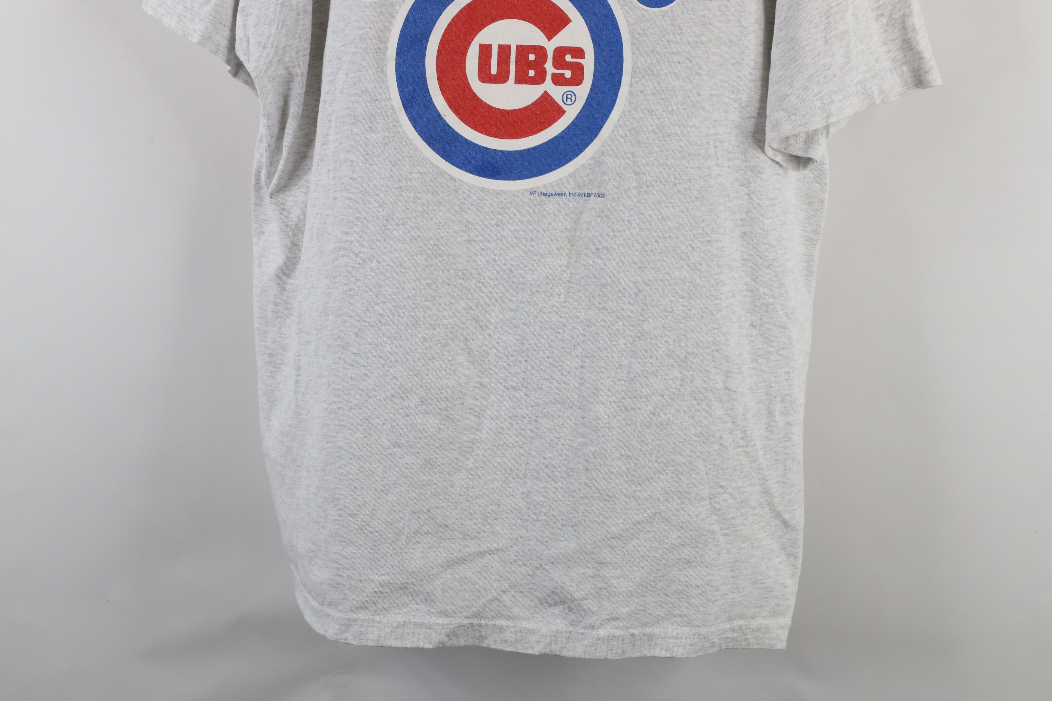 Vintage Vintage Y2K 2003 Out Chicago Cubs Baseball T-Shirt Gray Size US XL / EU 56 / 4 - 3 Thumbnail