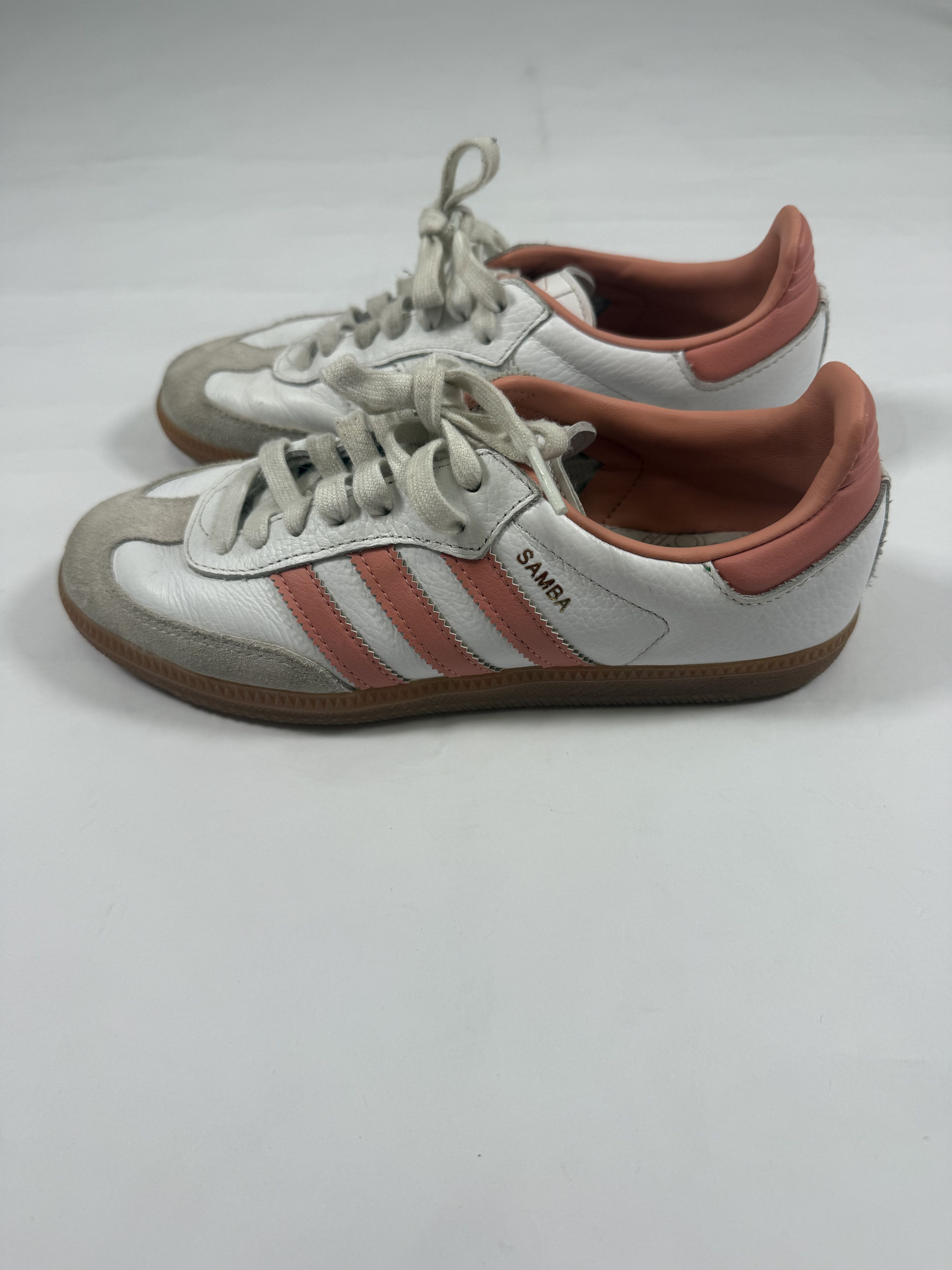 Adidas Adidas Samba OG - White Wonder Clay Gum Size US 6 / IT 36 - 2 Thumbnail
