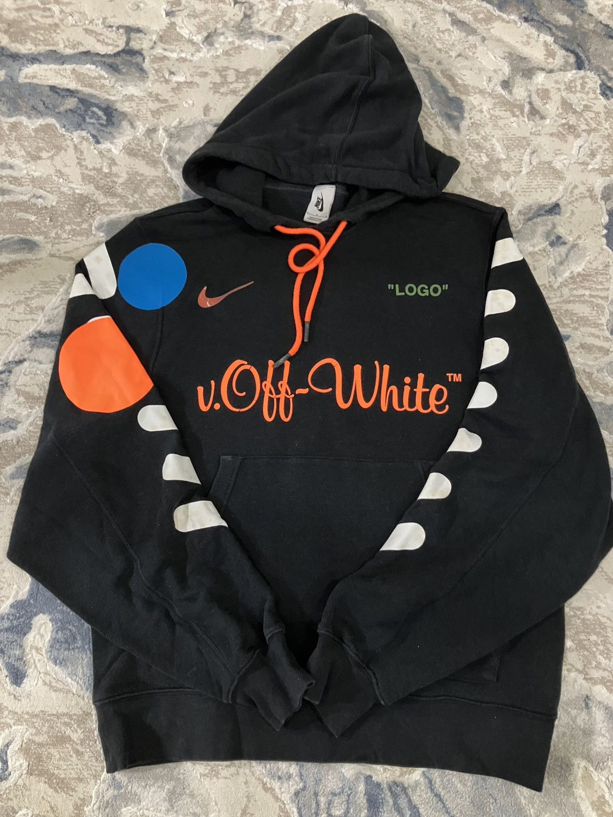 Nike × Off-White Nike x Off-White 'Football, Mon Amour' Hoodie