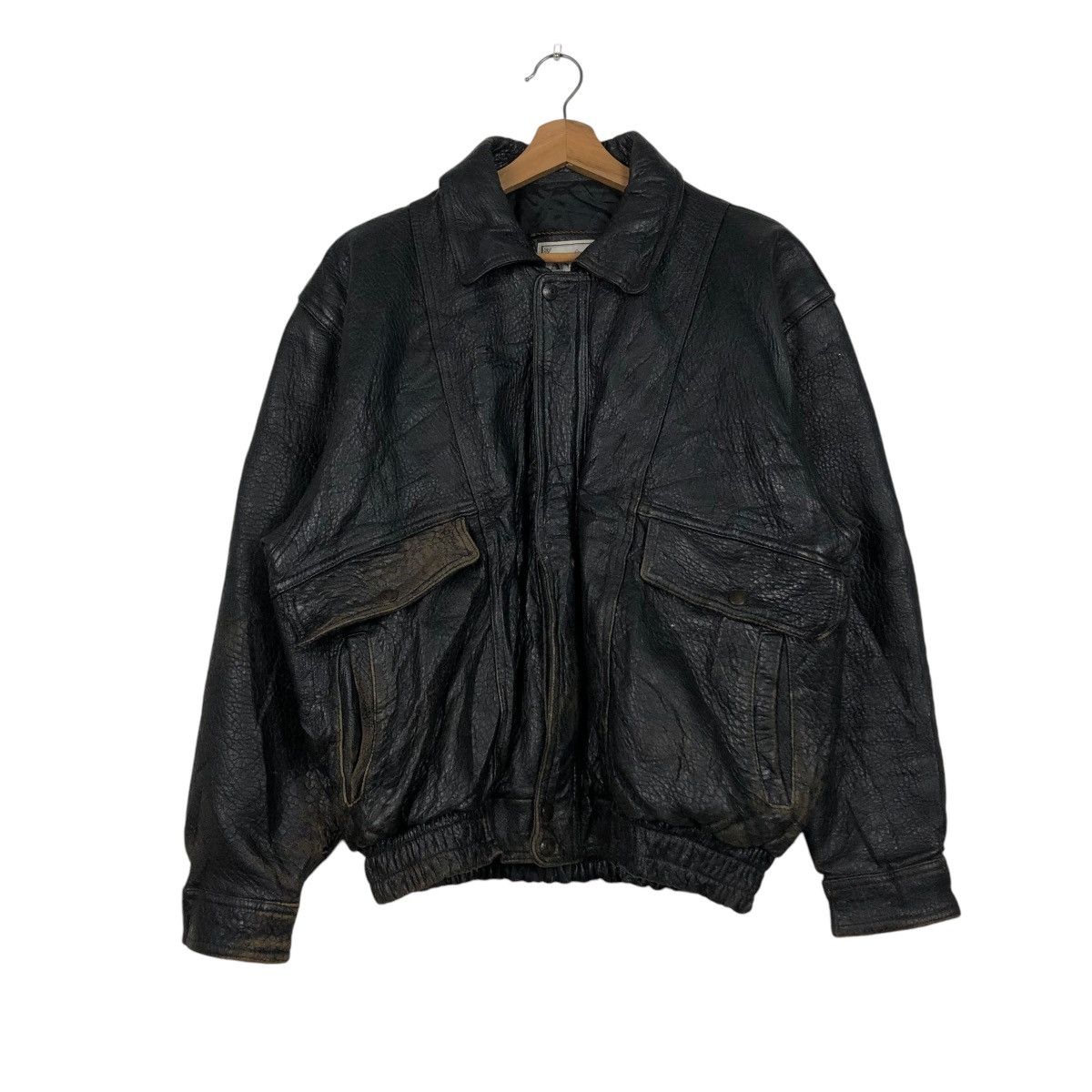 Japanese Brand 🔥VINTAGE BIKER GENUINE LEATHER JACKET ANABAS ISSEY MIYAKE Size US M / EU 48-50 / 2 - 3 Thumbnail