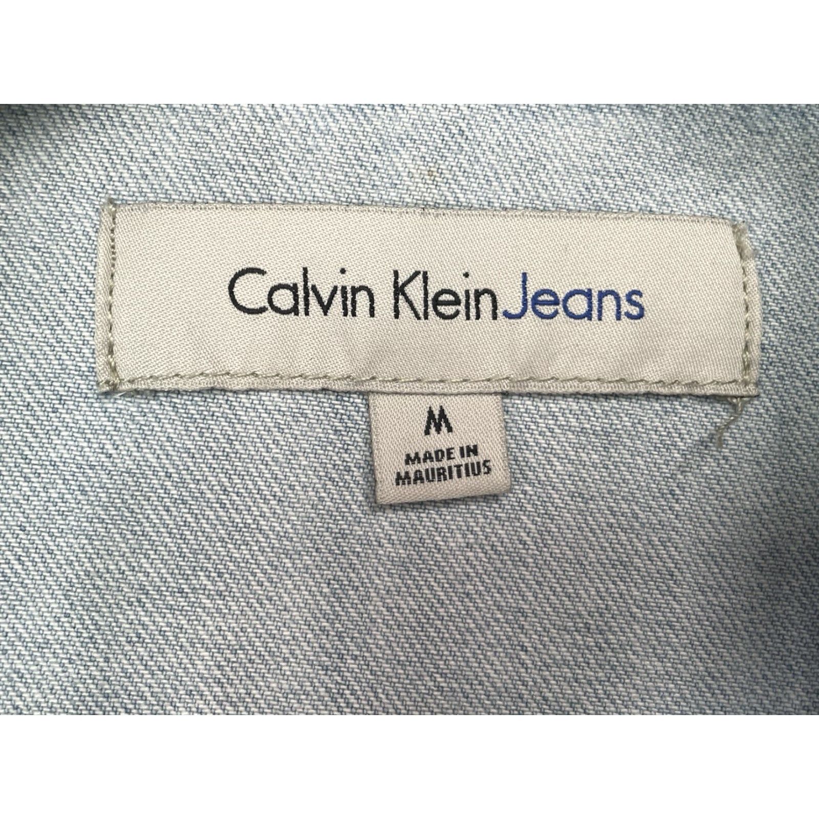 Calvin Klein Calvin Klein Denim Jacket Women’s Size M Blue 100% Cotton Denim Jacket Pockets Size M / US 6-8 / IT 42-44 - 4 Thumbnail