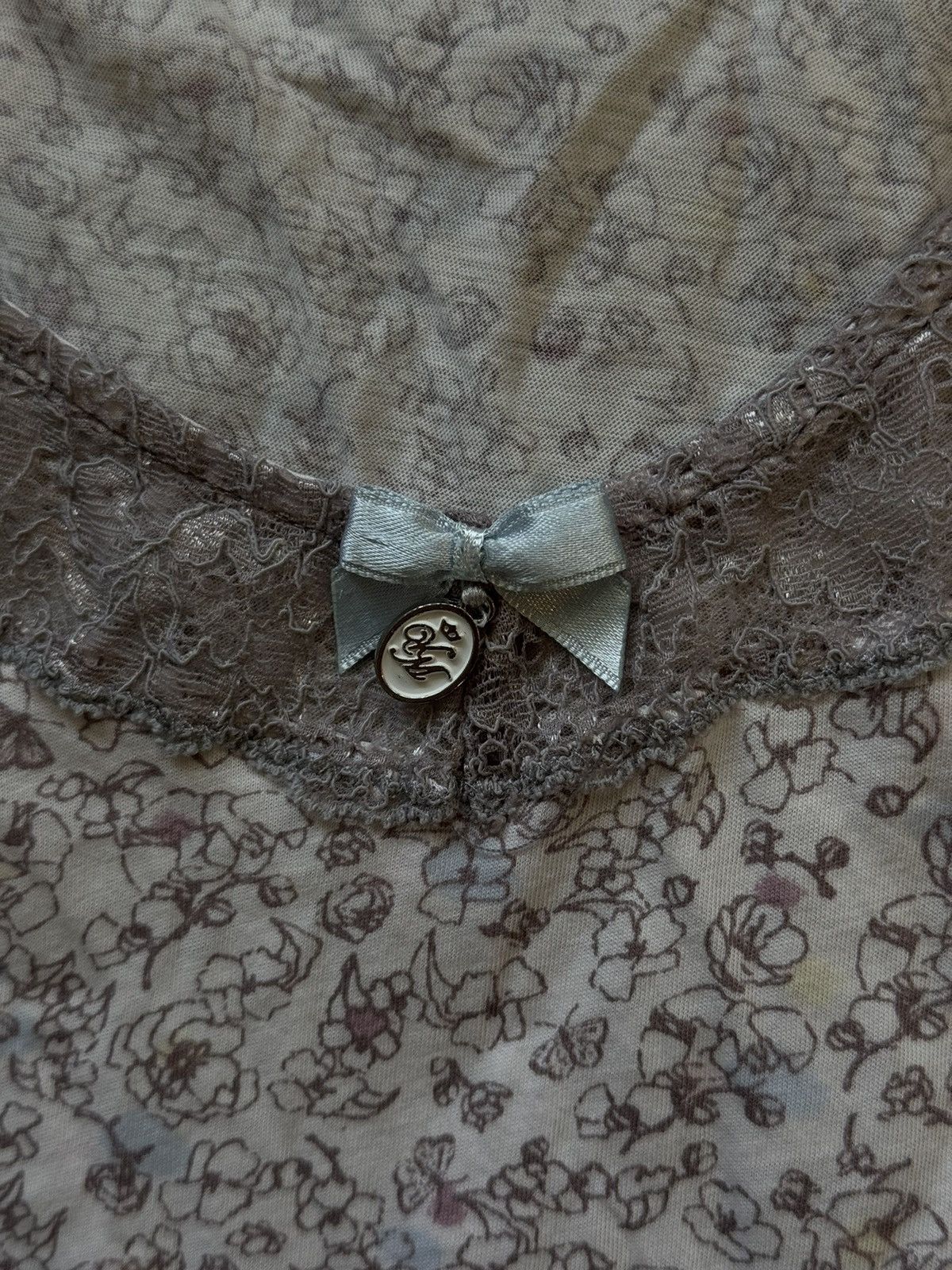 Hysteric Glamour × Vintage + Vive Maria + avant garde floral pattern cami tank top Y2K Size M / US 6-8 / IT 42-44 - 3 Thumbnail