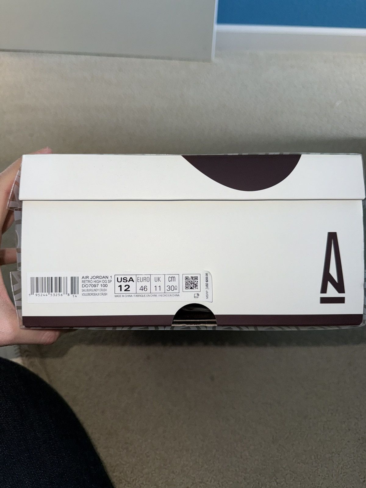 A Ma Maniere × Jordan Brand Jordan 1 Retro High OG Size US 12 / EU 45 - 11 Thumbnail