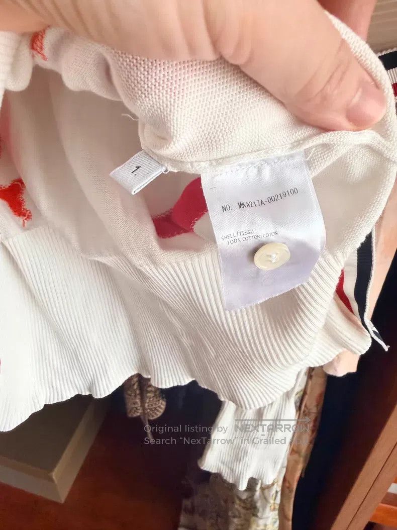 Thom Browne Thom Browne White Whale Knit Sweater Size US S / EU 44-46 / 1 - 4 Thumbnail