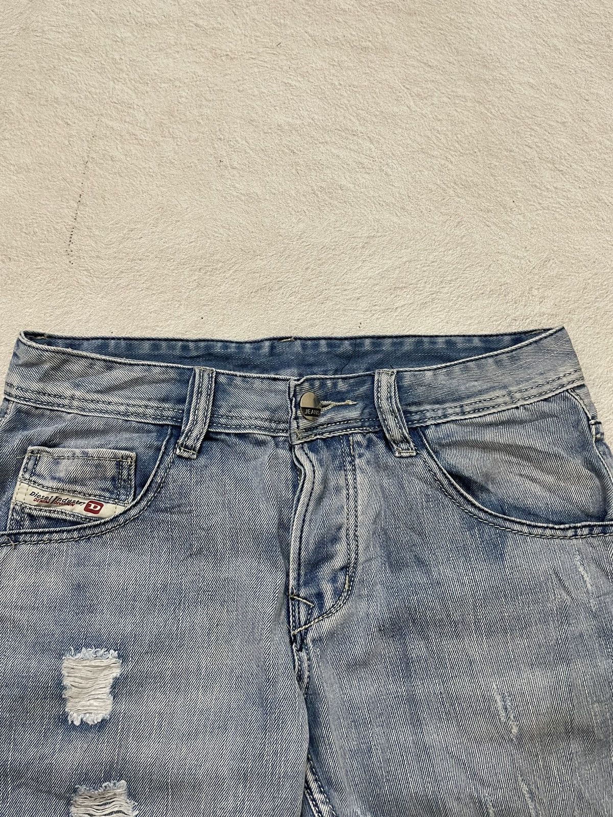 Diesel 2000s Diesel Ripped Denim Jeans Wash Y2K Ifsix LGB hysteric Size US 30 / EU 46 - 5 Thumbnail