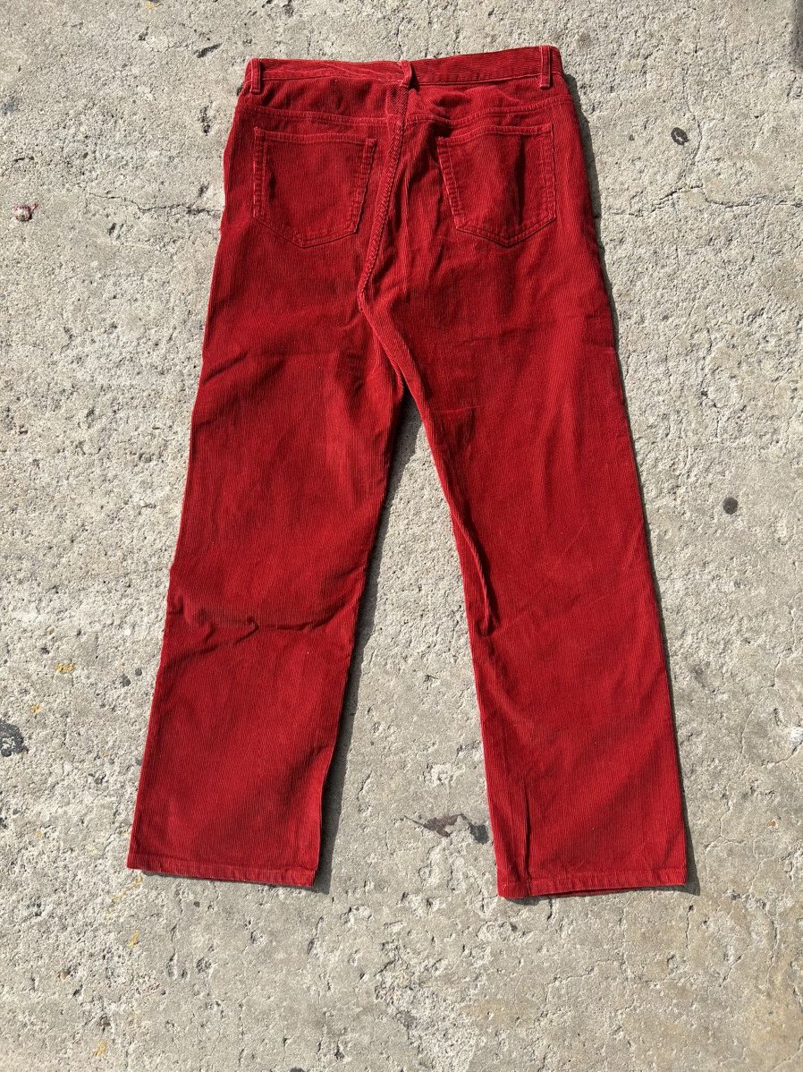 A.P.C. A.P.C 2000 RED CORDUROY pants Size US 30 / EU 46 - 3 Thumbnail
