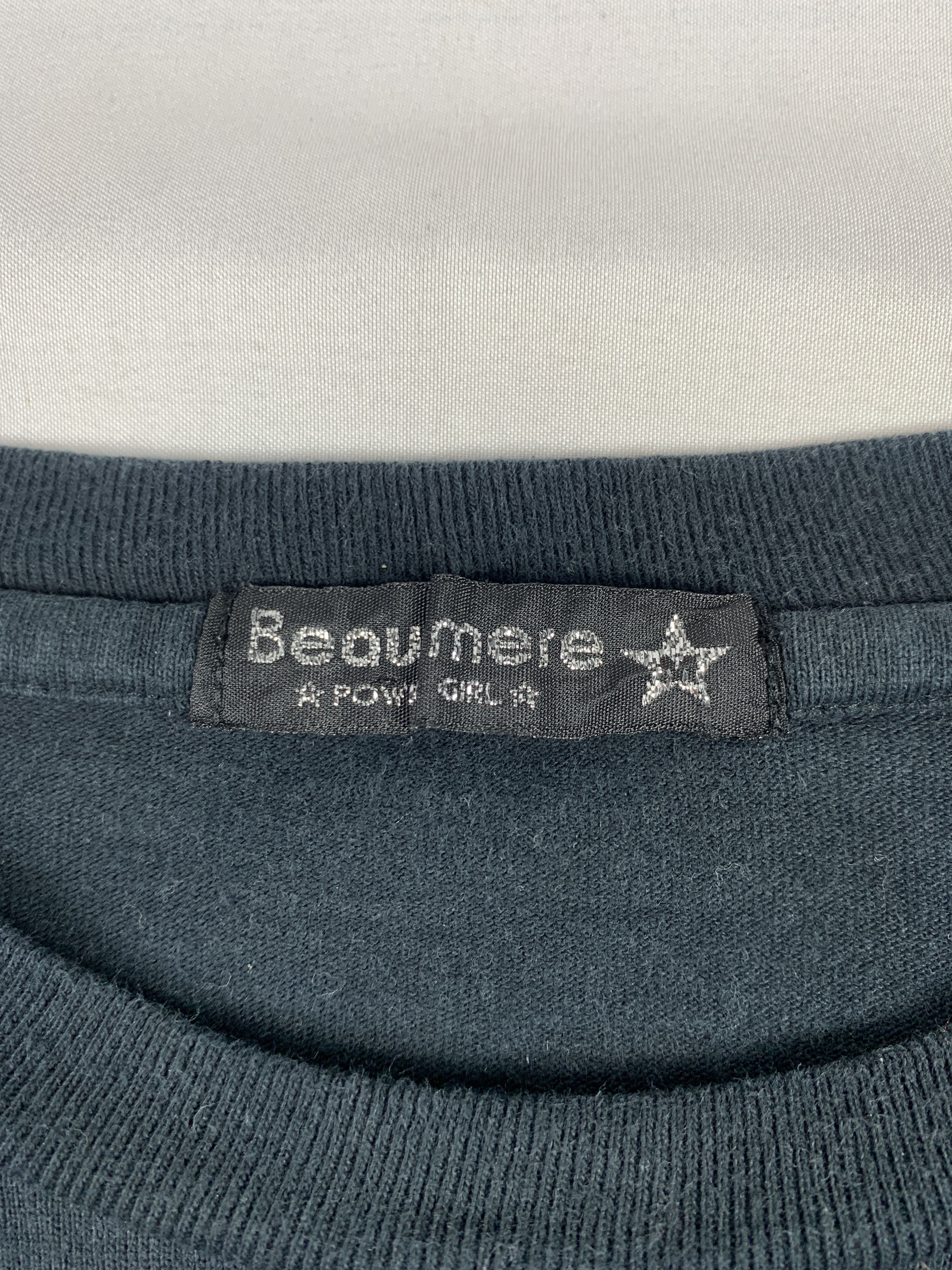 Beaumere 2000s Beaumere Black Girl Biker Tee (S) Size S / US 4 / IT 40 - 8 Thumbnail