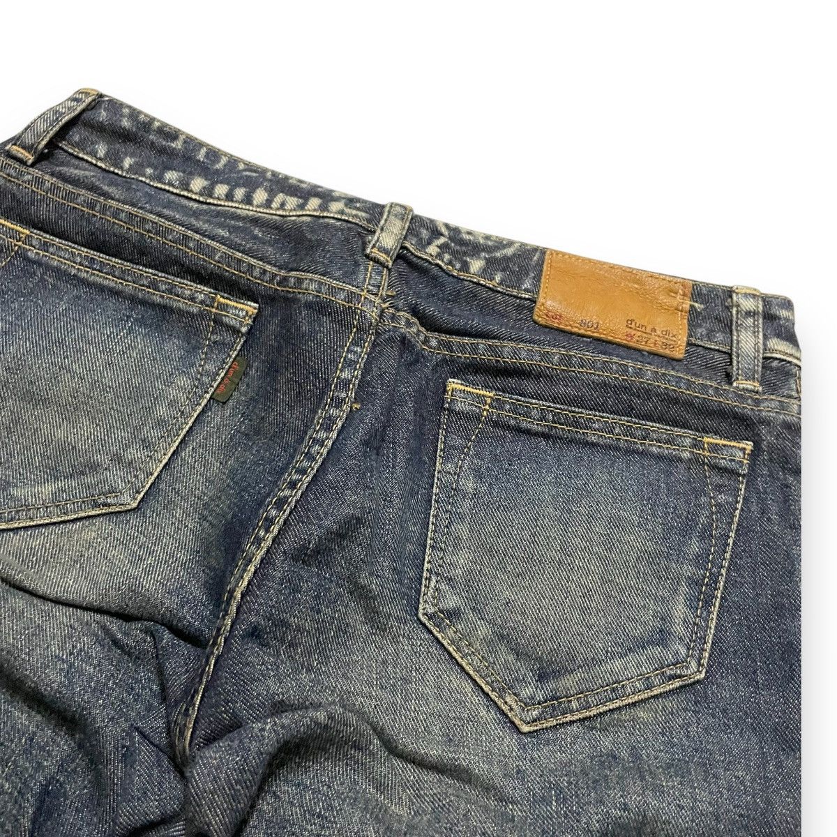 If Six Was Nine ORIGINAL RUSTY FADED DENIM D'UN À DIX JEANS (28×40) Size US 28 / EU 44 - 9 Thumbnail