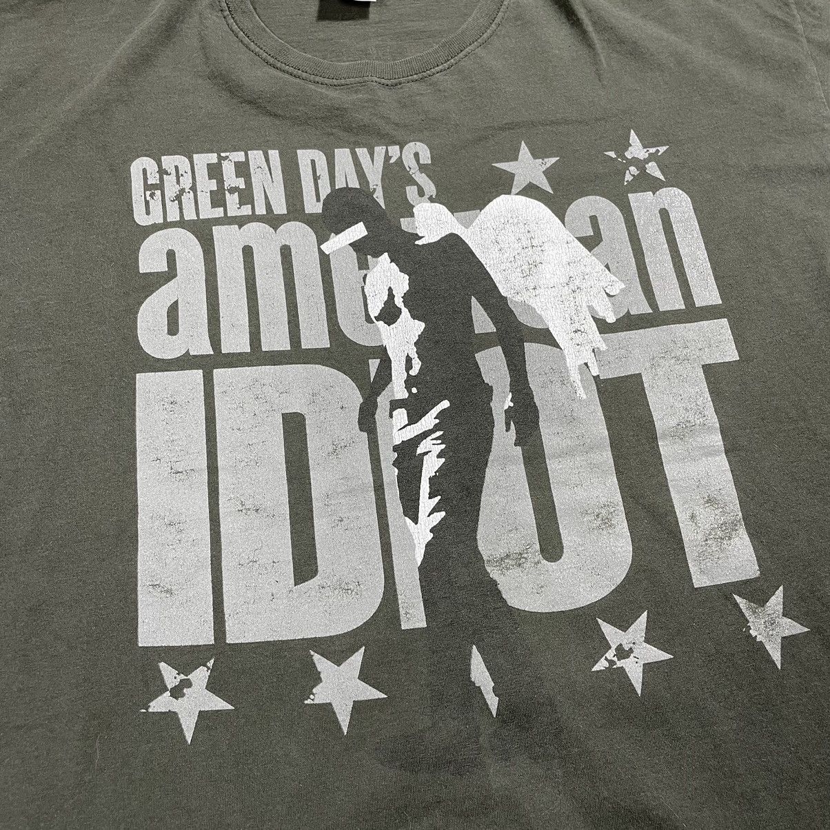 Vintage Vintage 2000s Green Day Idiot Face Graphic Tee Grunge Slim L Size US L / EU 52-54 / 3 - 4 Thumbnail
