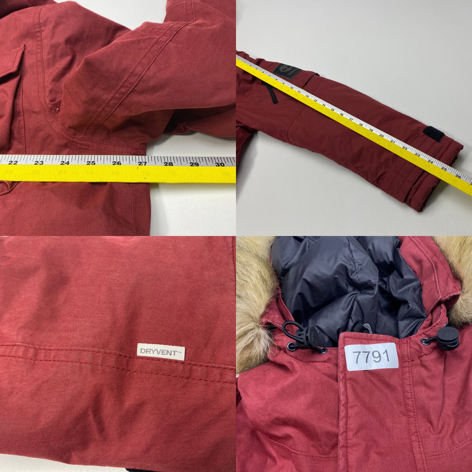 Timberland Timberland Nordic Edge Expedition Parka Jacket Mens XL Red Waterproof 7791 Size US XL / EU 56 / 4 - 11 Thumbnail