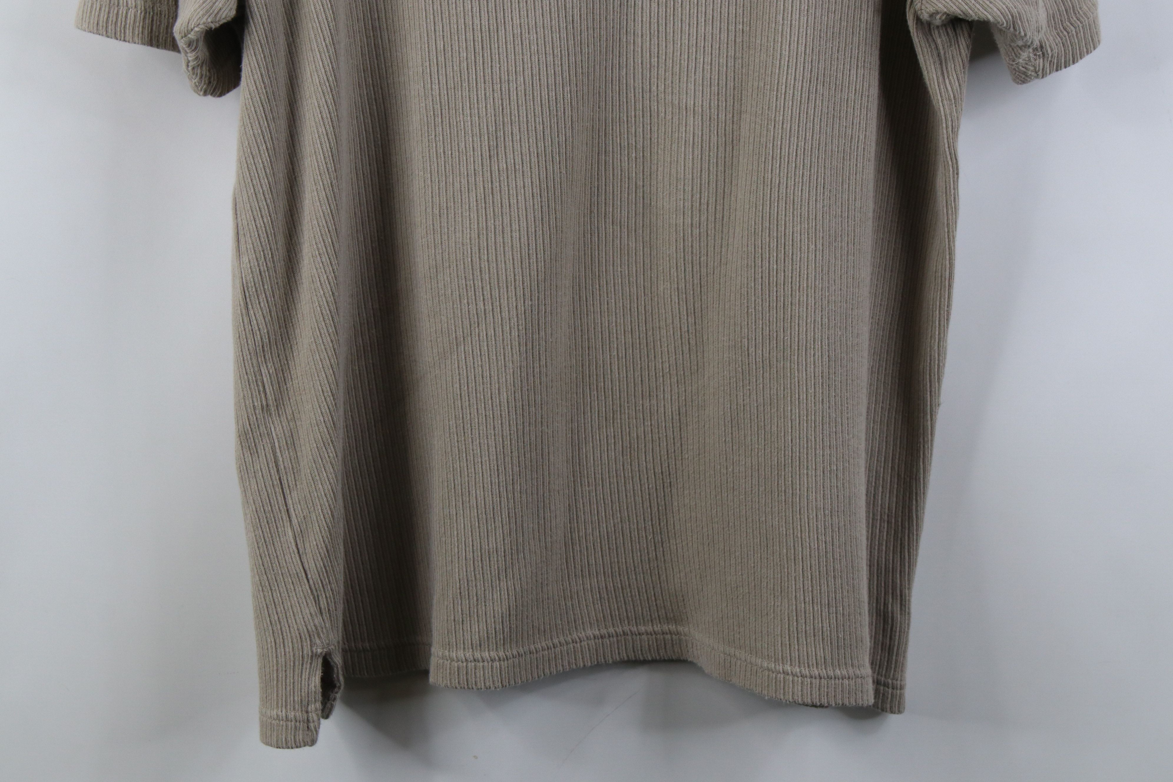 Vintage Vintage 90s Streetwear Striped Ribbed Knit Golf Polo Shirt Size US M / EU 48-50 / 2 - 10 Thumbnail