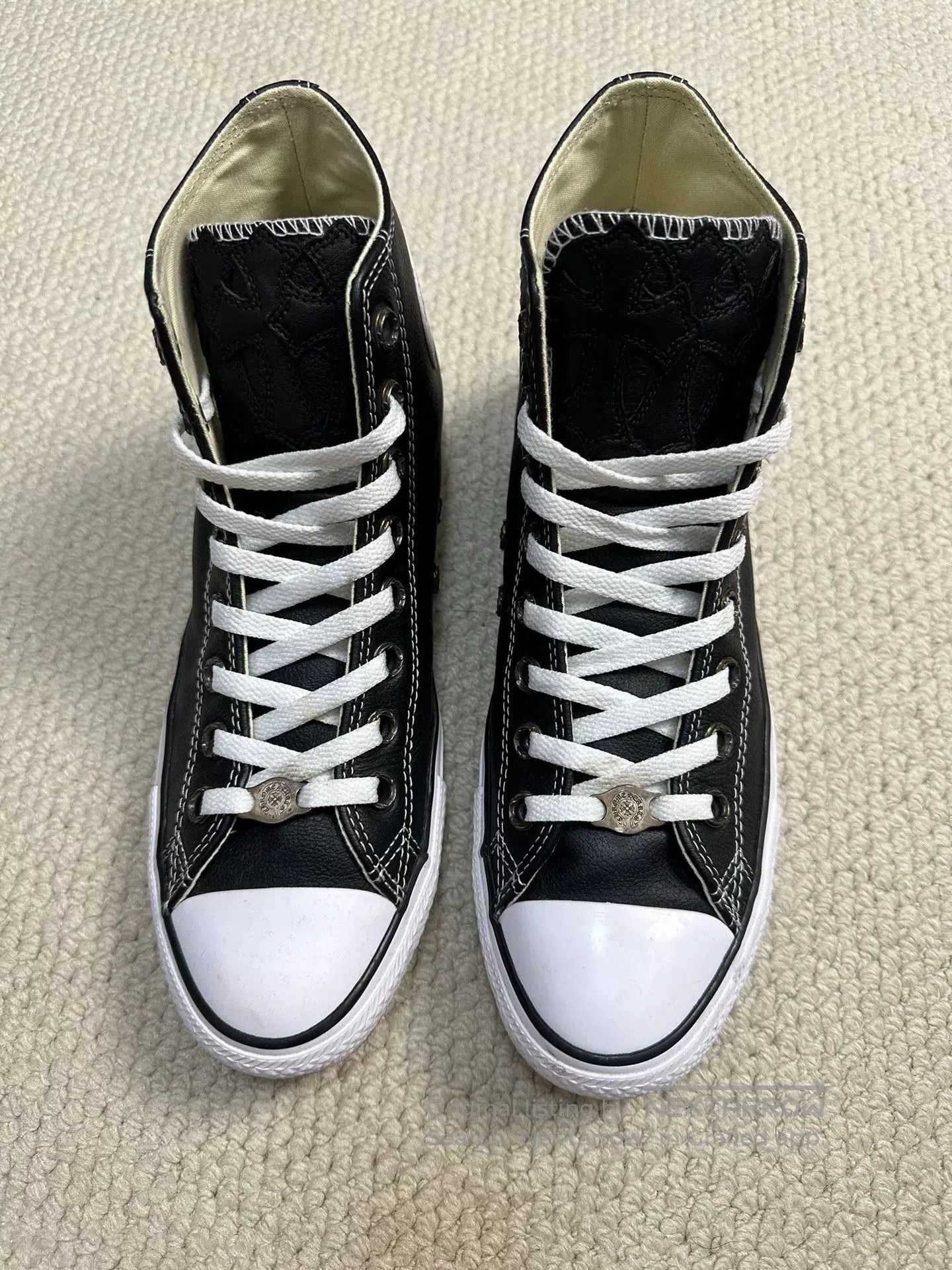 Chrome Hearts Chrome Hearts Converse Allstar Cross Leather. Size US 10 / EU 43 - 1 Thumbnail