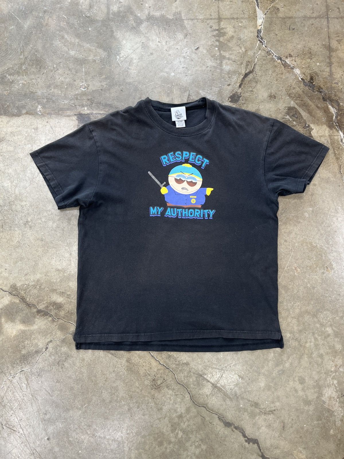 Vintage Vintage South Park Cartman Respect My Authority Tee Medium Size US M / EU 48-50 / 2 - 2 Thumbnail