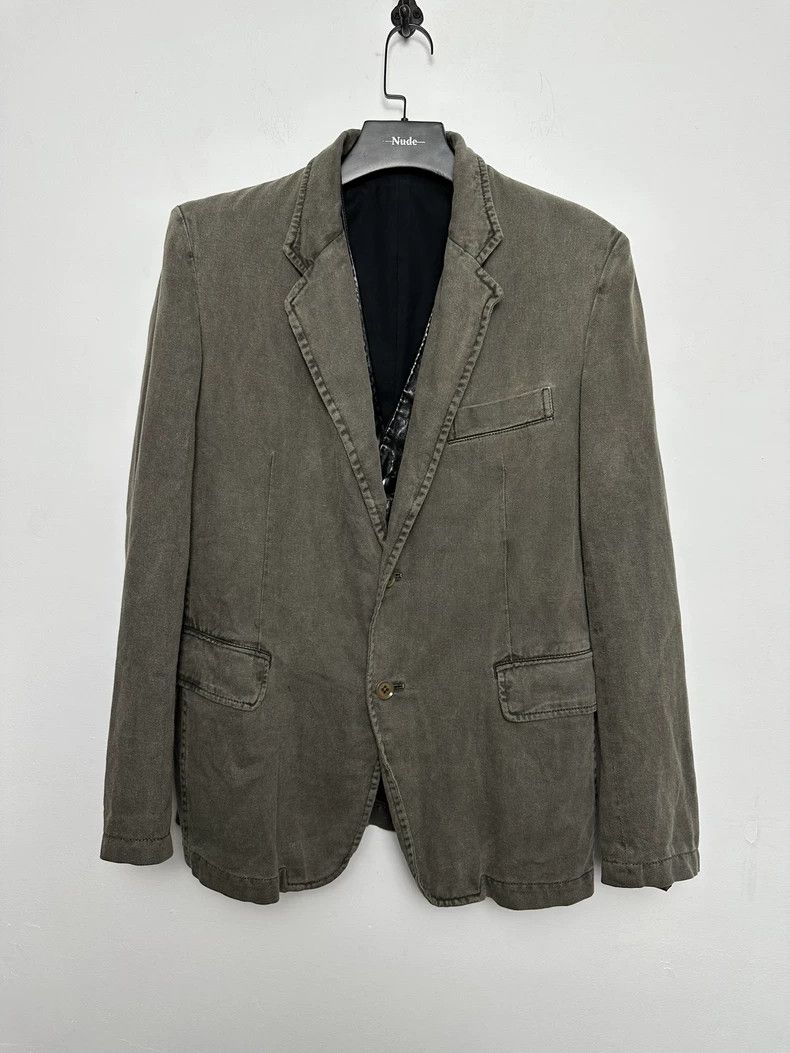 yohji yamamoto Dyed velvet jacket 2504-Nextarrow