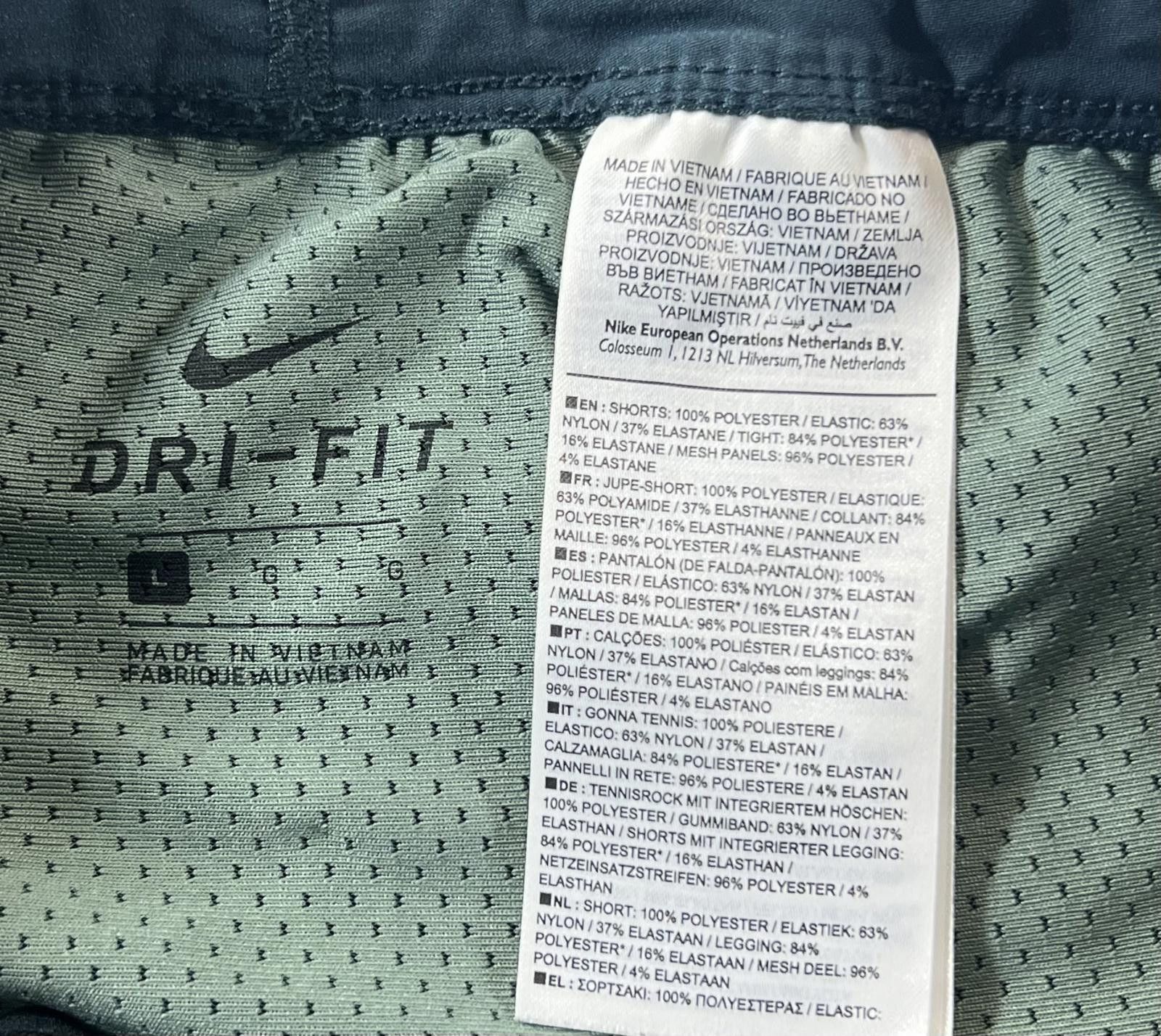 Nike Nike Men's Running Shorts with Inner Compression Layer L Size US 32 / EU 48 - 5 Thumbnail
