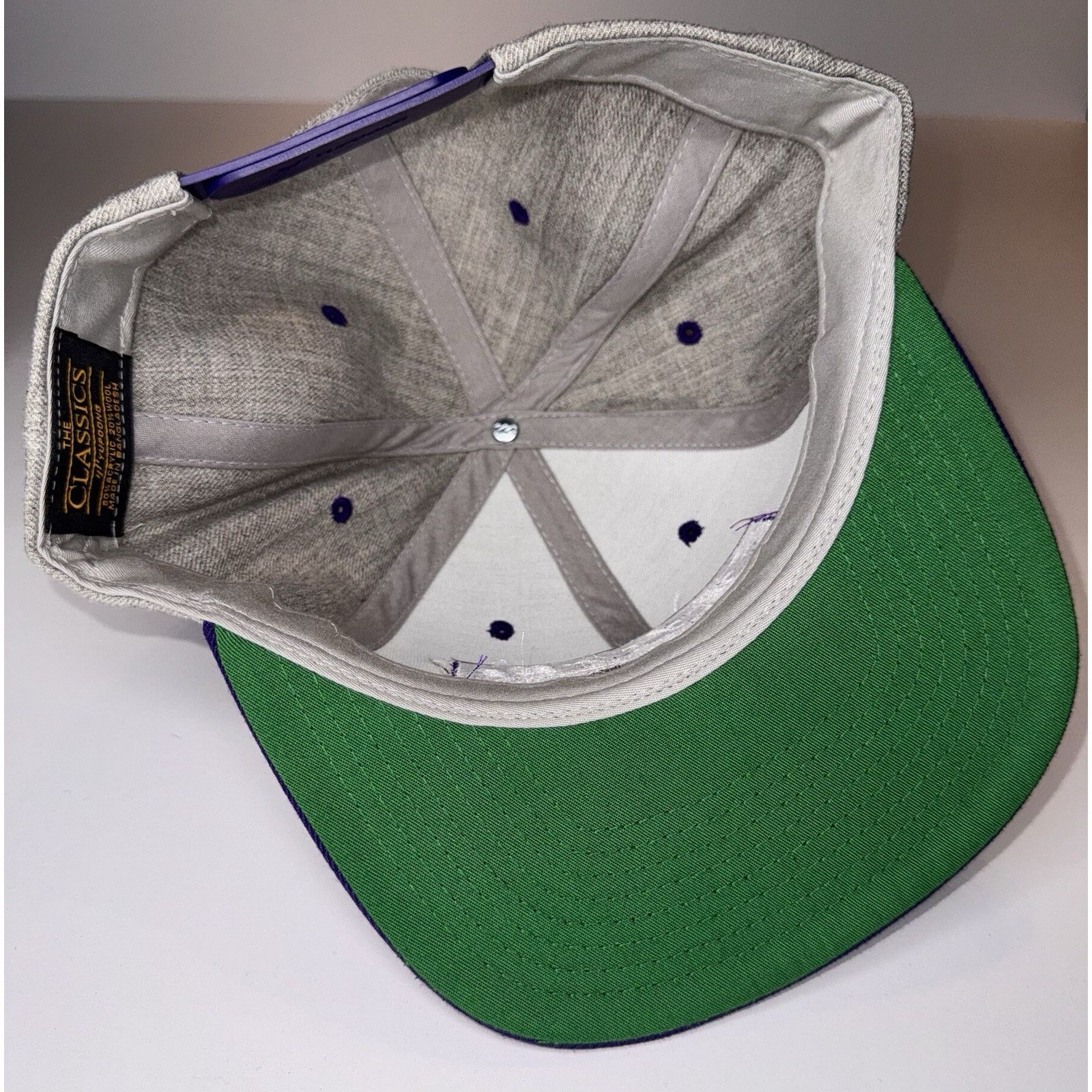 Other Siplean Streetwear Purple Gray Snapback Flat Brim Hat Size ONE SIZE - 3 Thumbnail