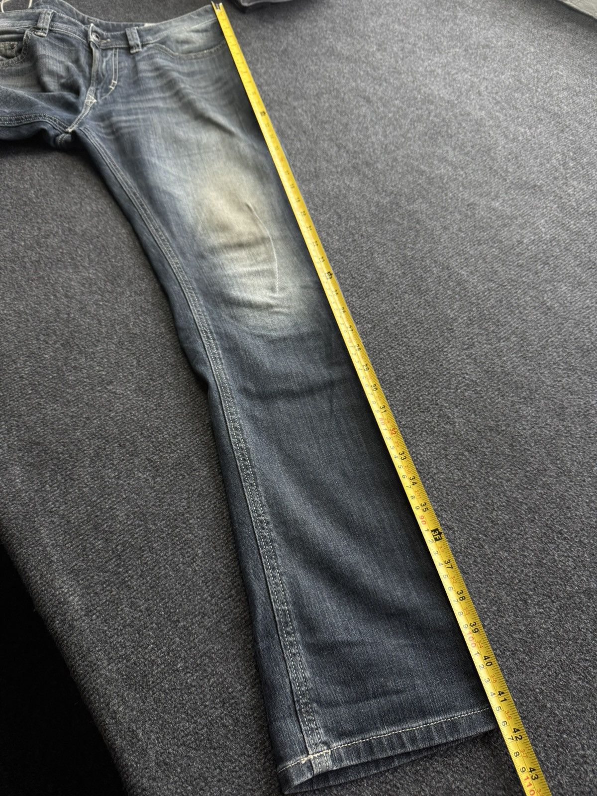 Diesel Luxury 00s Diesel Thavar Slim Skinny Washed Blue Jeans W30 Size US 30 / EU 46 - 21 Thumbnail