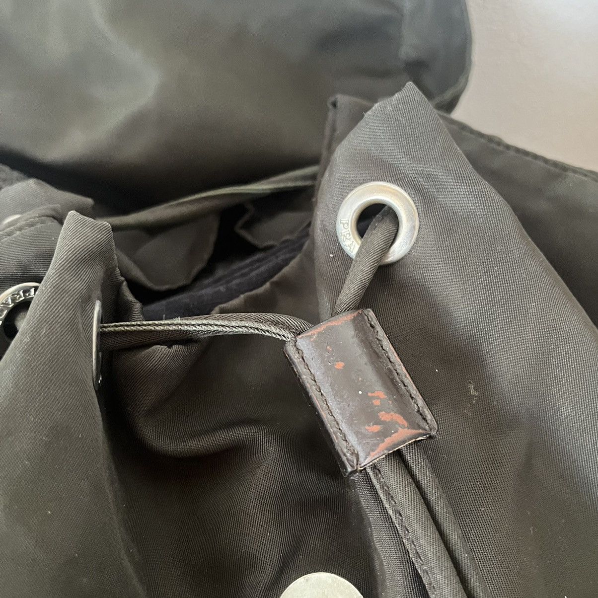 Prada Prada backpack nylon khaki vintage Size ONE SIZE - 6 Thumbnail
