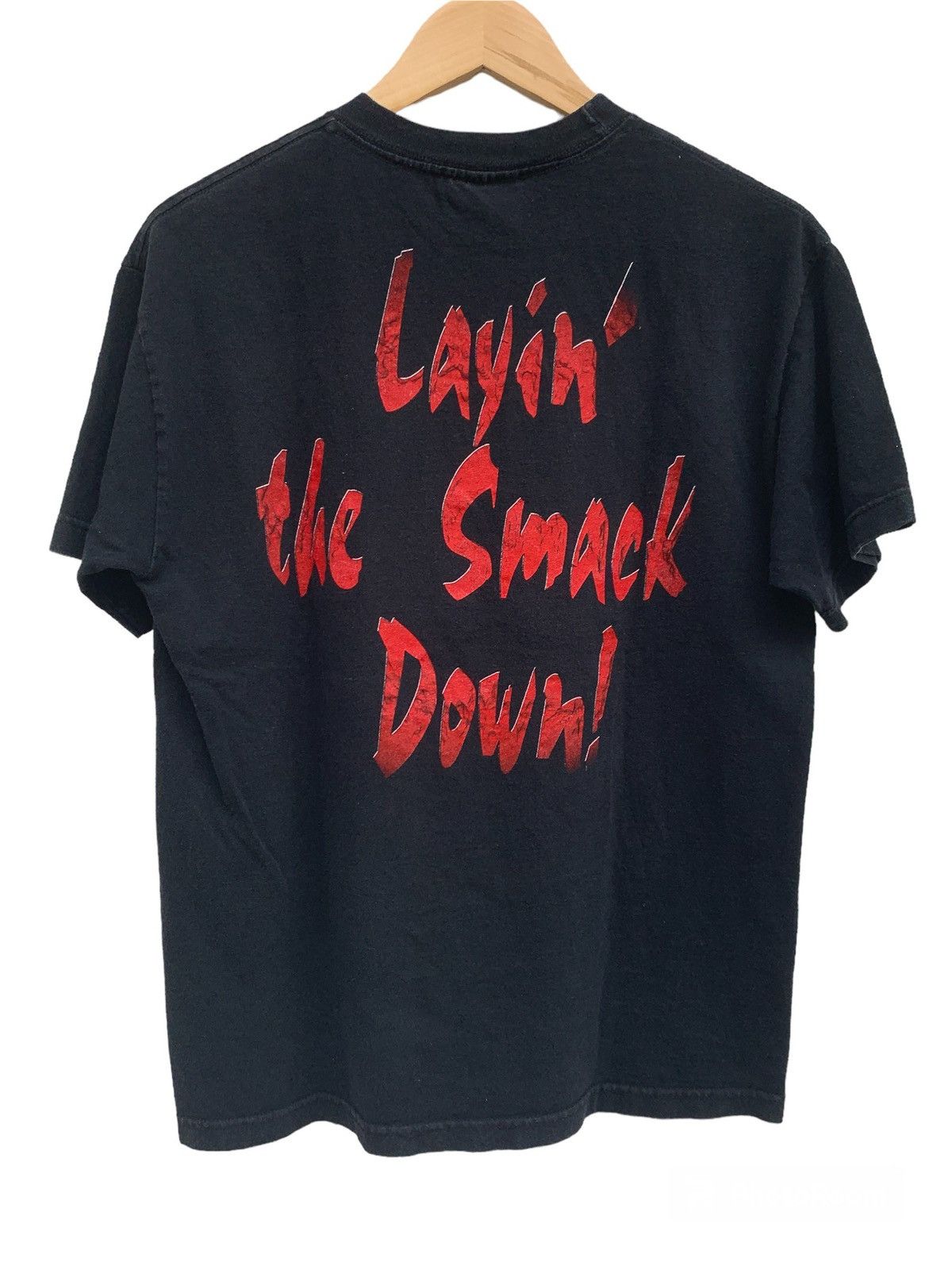 Vintage 🔥GRAIL🔥 Vintage 1999 The Rock WWF Layin The Smack Down Tee Size US M / EU 48-50 / 2 - 2 Thumbnail