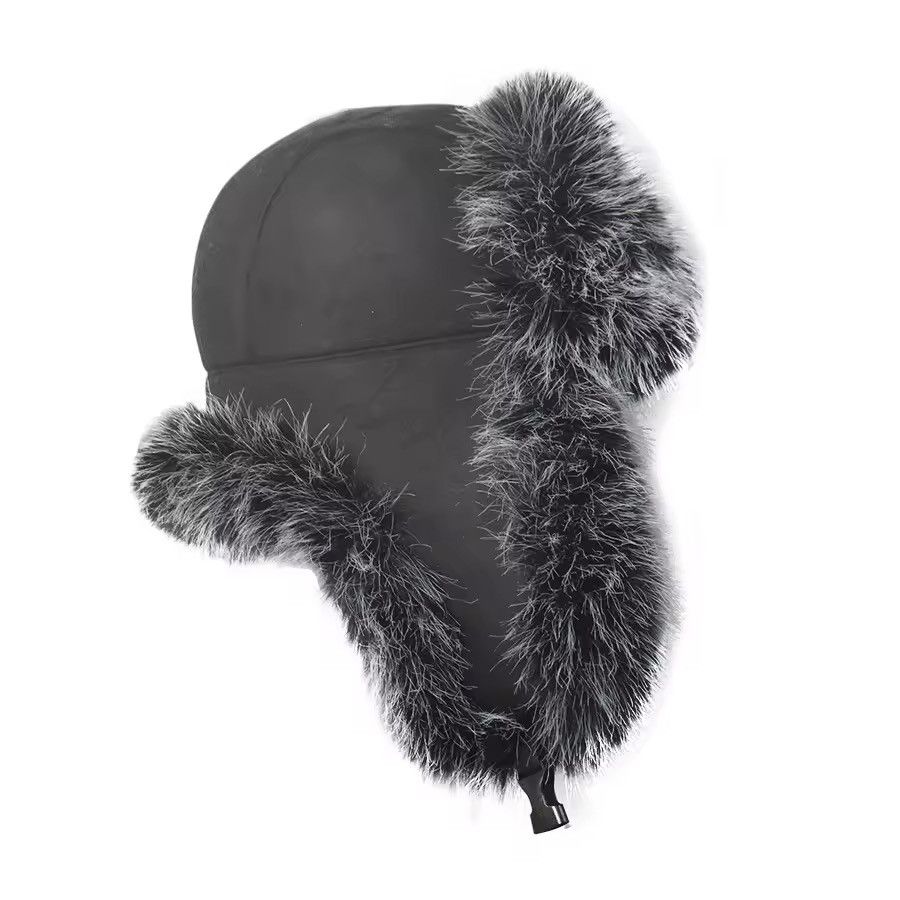 Japanese Brand Warm Faux Fox Fur Hat Size ONE SIZE - 5 Thumbnail