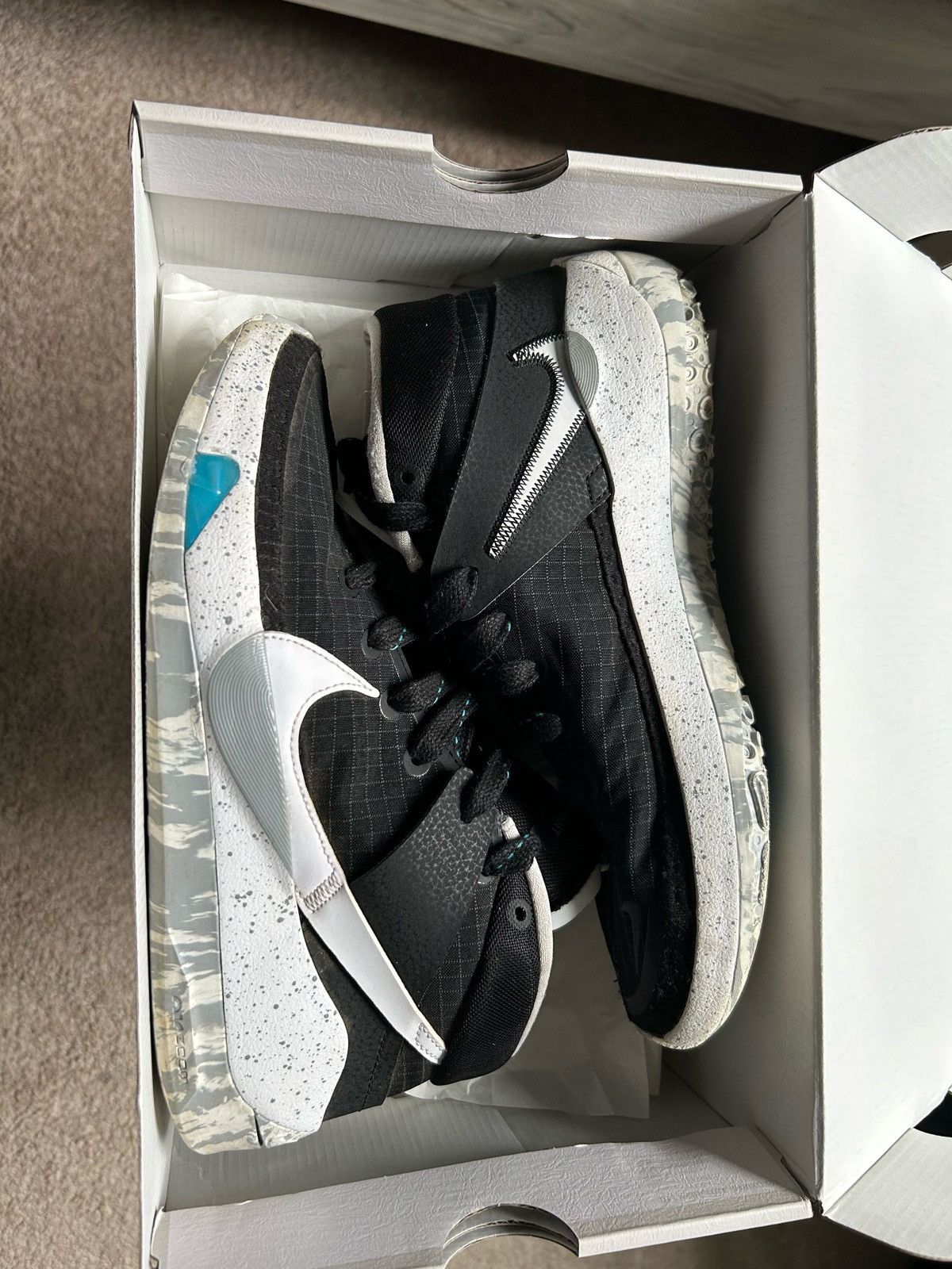 Nike KD 13 Black Grey Size US 7 / EU 40 - 1 Thumbnail