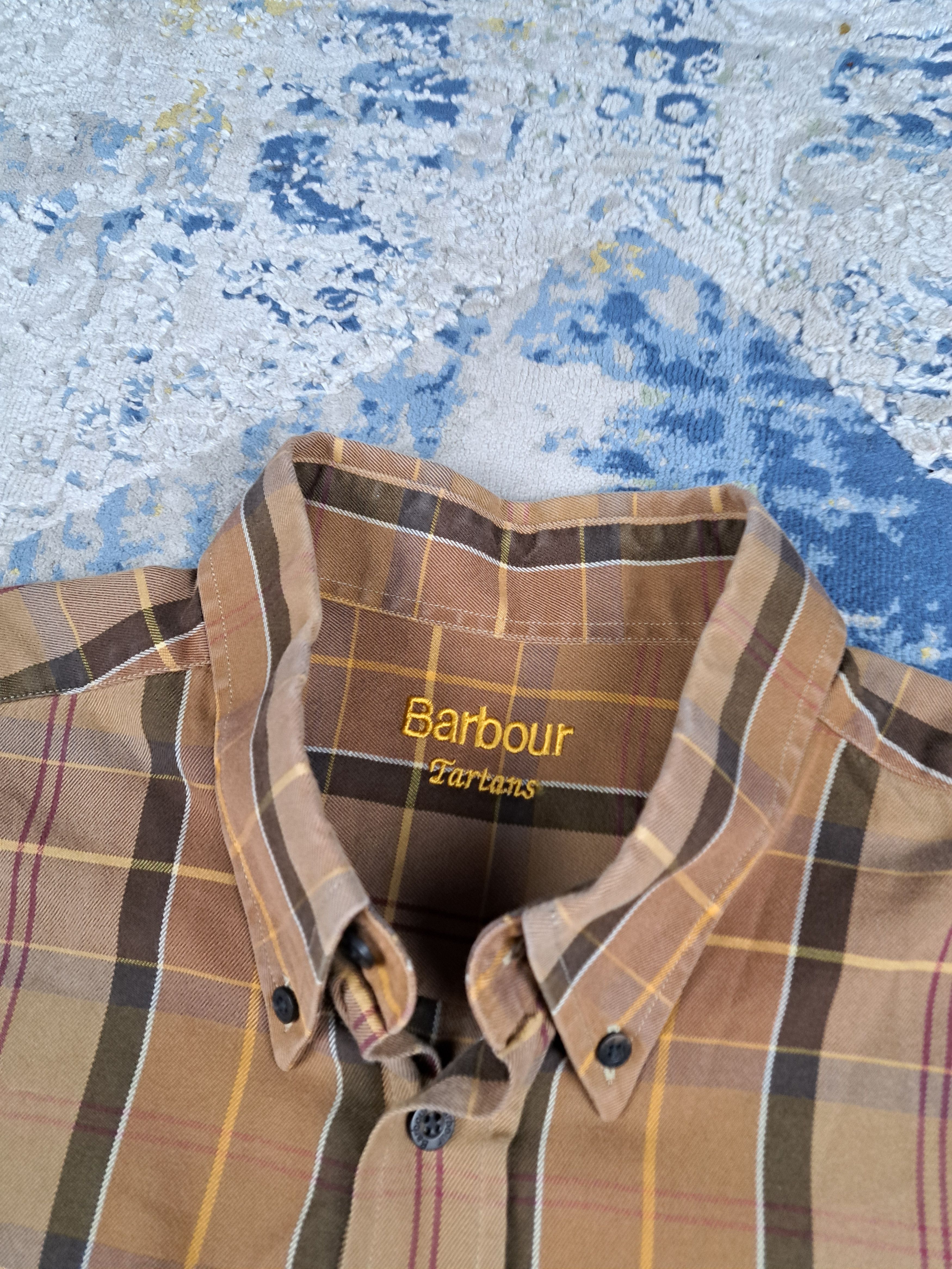 Barbour Barbour Tartan Fullprint Shirt Checked Casual Old Money Size US XL / EU 56 / 4 - 4 Thumbnail