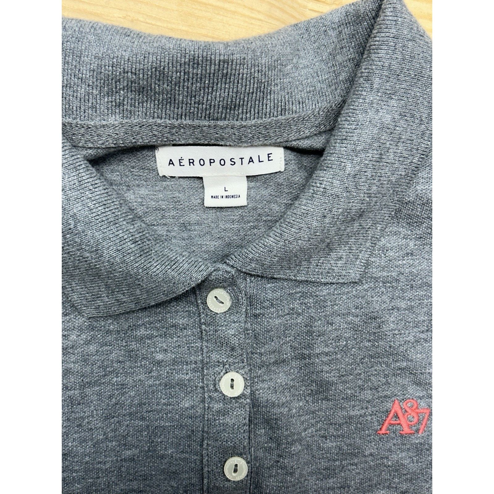 Aeropostale Aeropostale Tank Top Gray Junior Sz Large With Pink Size L / US 10 / IT 46 - 5 Thumbnail