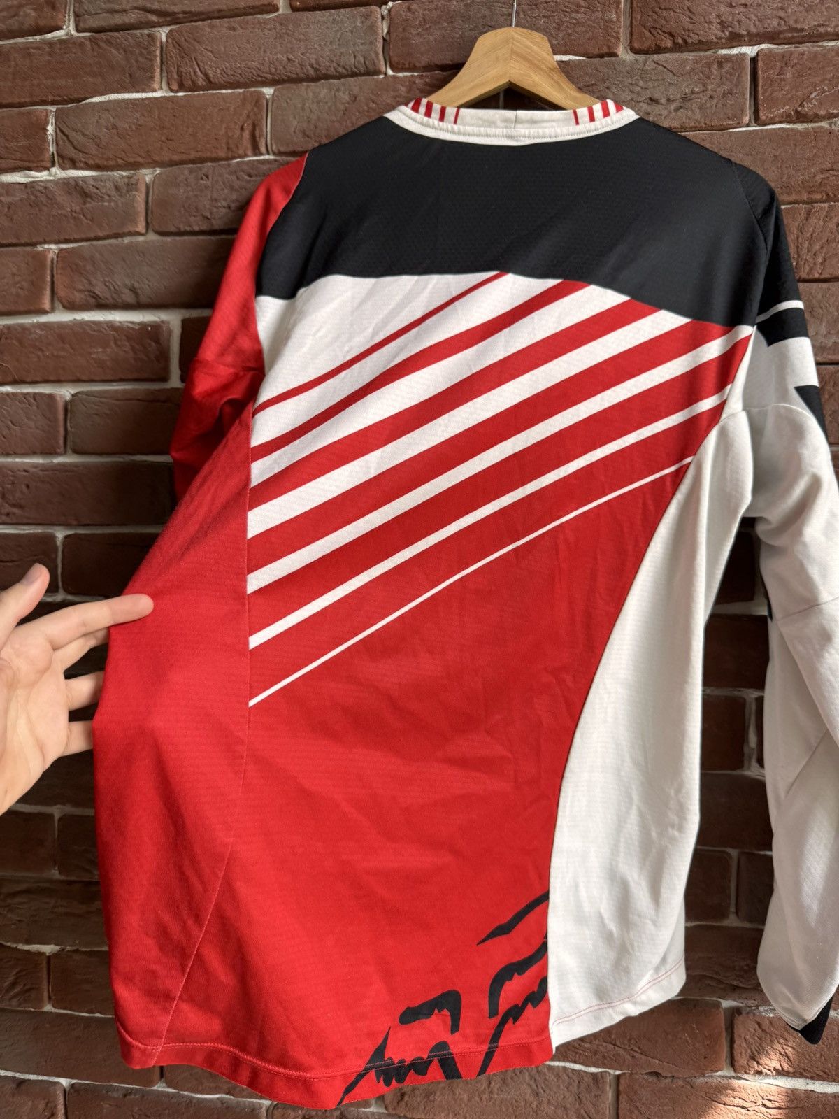 Fox Racing × Vintage Vintage Fox racing jersey size M big logo Moto racing Size US M / EU 48-50 / 2 - 9 Thumbnail