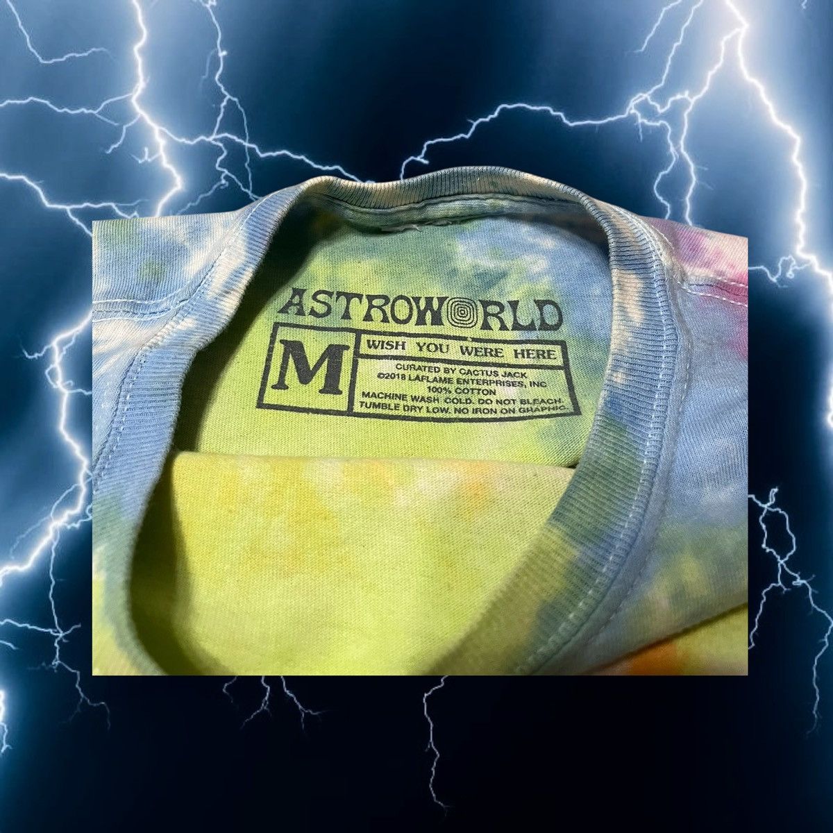 Travis Scott Travis Scott Astroworld Festival 2018 Tie Dye Where Were You Size US M / EU 48-50 / 2 - 3 Thumbnail