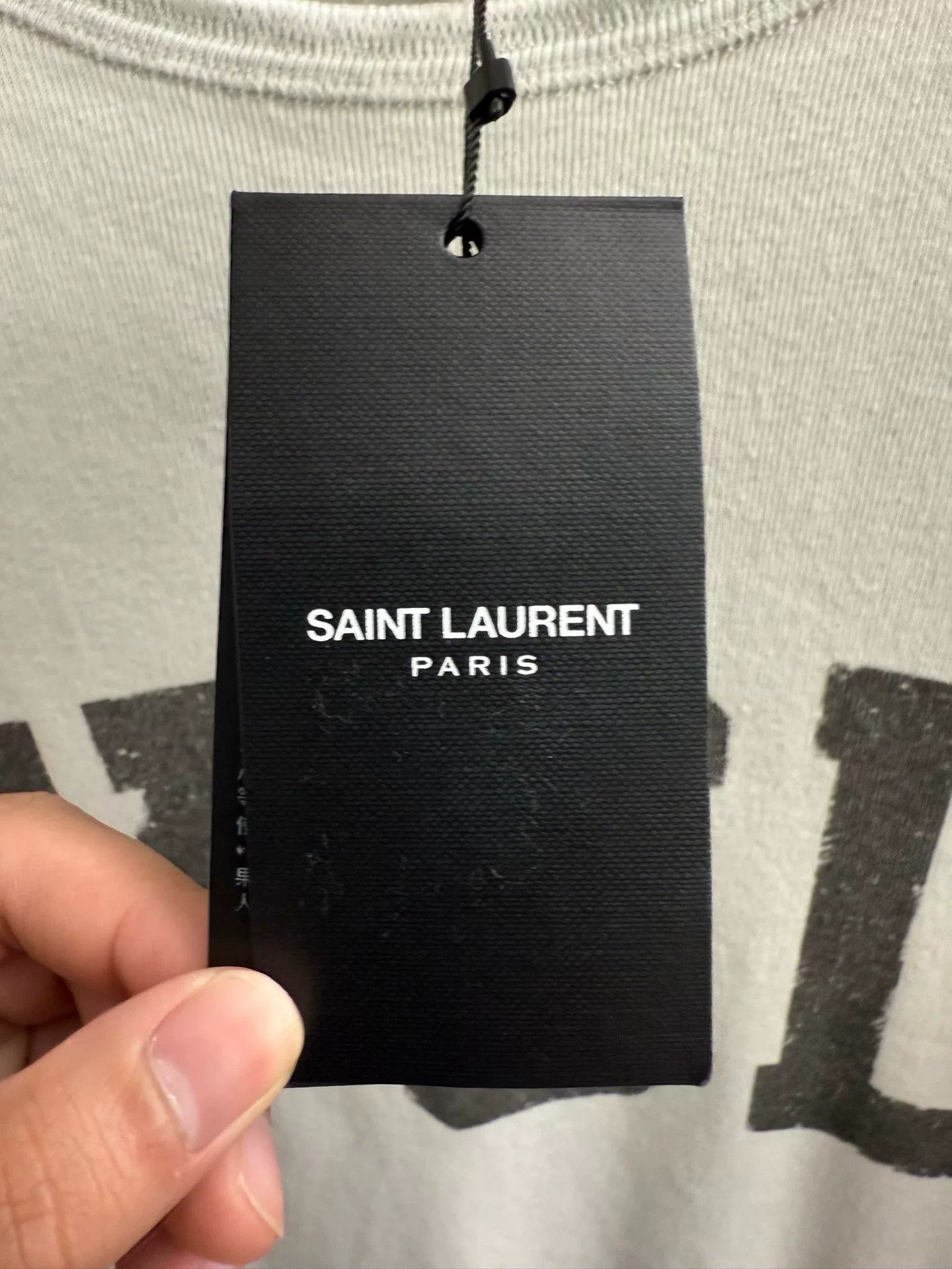 Yves Saint Laurent vintage ysl distressed logo short sleeve t-shirt Size US S / EU 44-46 / 1 - 6 Thumbnail