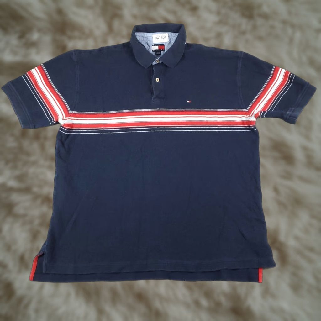 Tommy Hilfiger Tommy Hilfiger Polo Shirt Mens XL Blue Casual Short Sleeve Activewear Size US XL / EU 56 / 4 - 1 Thumbnail