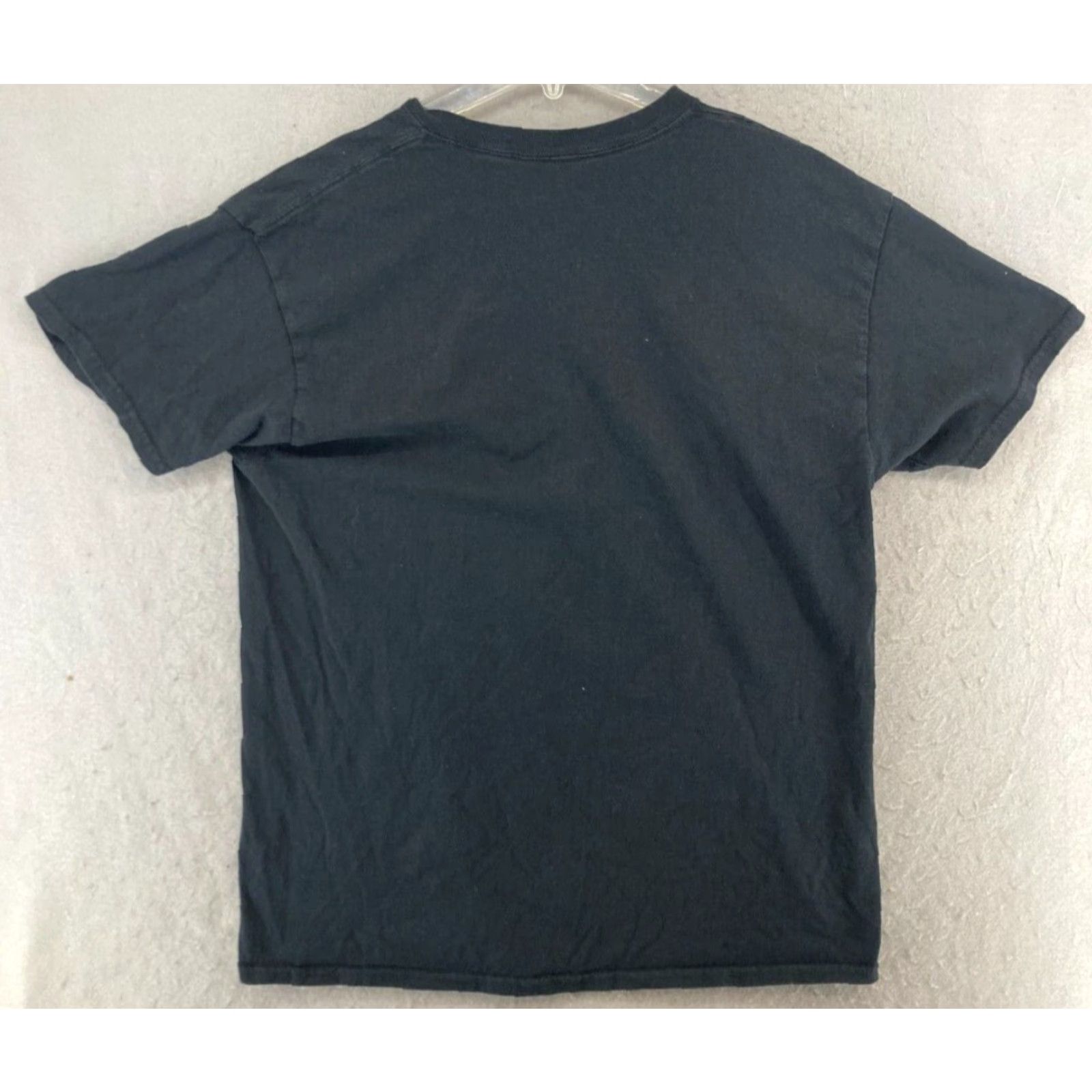 Vintage DOM Mens TShirt Large Black Skeleton Take It Easy Lifes Too Short Gardening Shirt Mens L Black Graphic Print Skull Funny 90s Theme Size US L / EU 52-54 / 3 - 6 Thumbnail