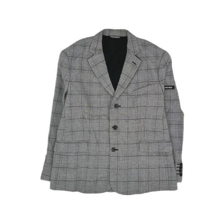 Balenciaga Balenciaga Black and White Plaid Long Sleeve Blazer. Size US S / EU 44-46 / 1 - 2 Thumbnail