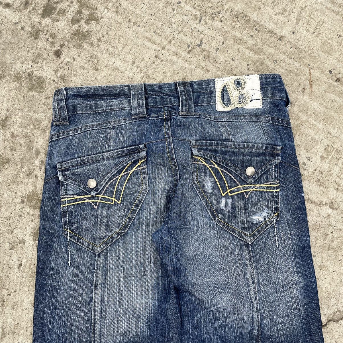 Levi's Made & Crafted Vintage Crafted Crazy Fit Women’s Flared Jeans Y2K Punk Rave Size 28" / US 6 / IT 42 - 12 Thumbnail