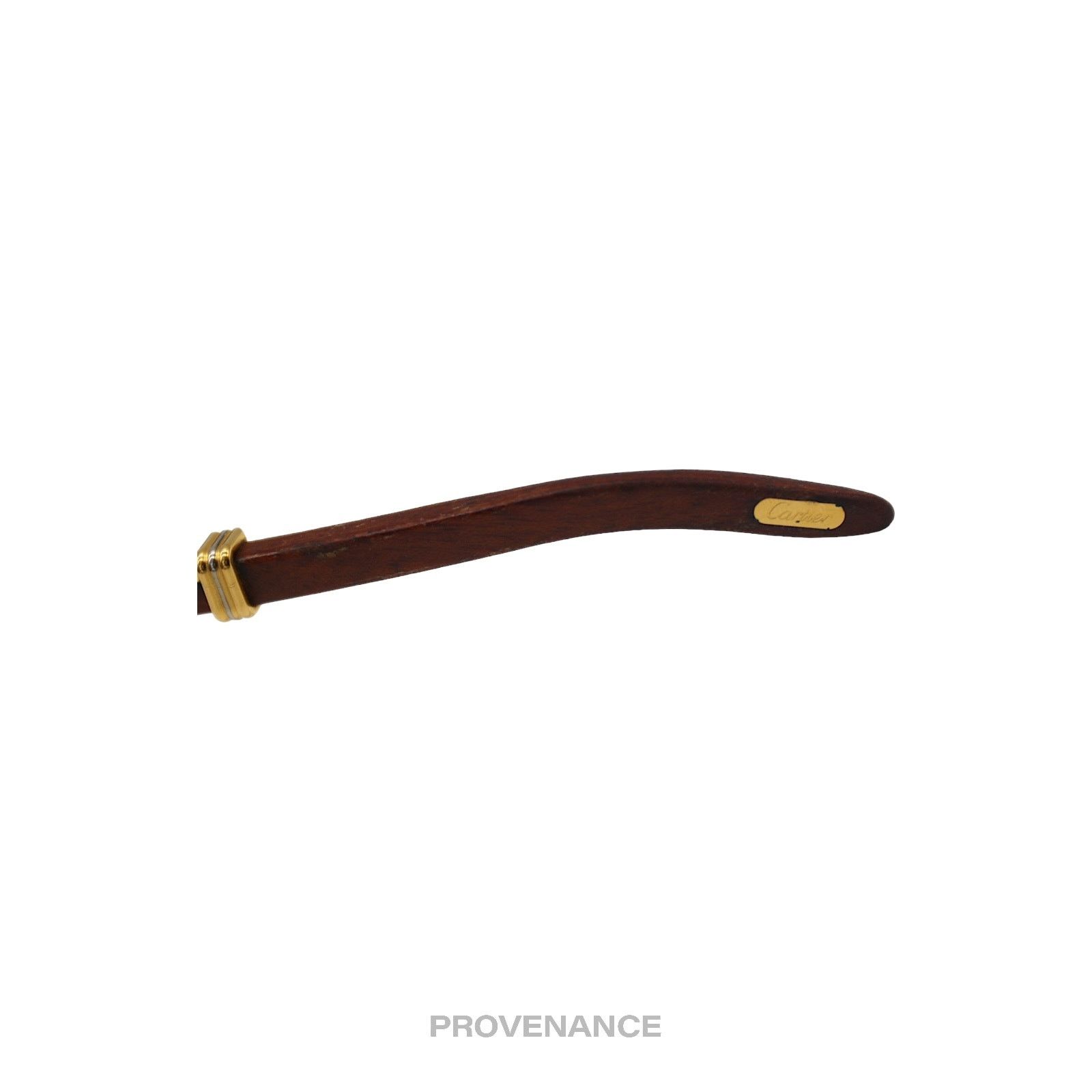 Cartier 🔴 Cartier Giverny Sunglasses - Bubinga Gold Trinity Brown Size ONE SIZE - 14 Thumbnail
